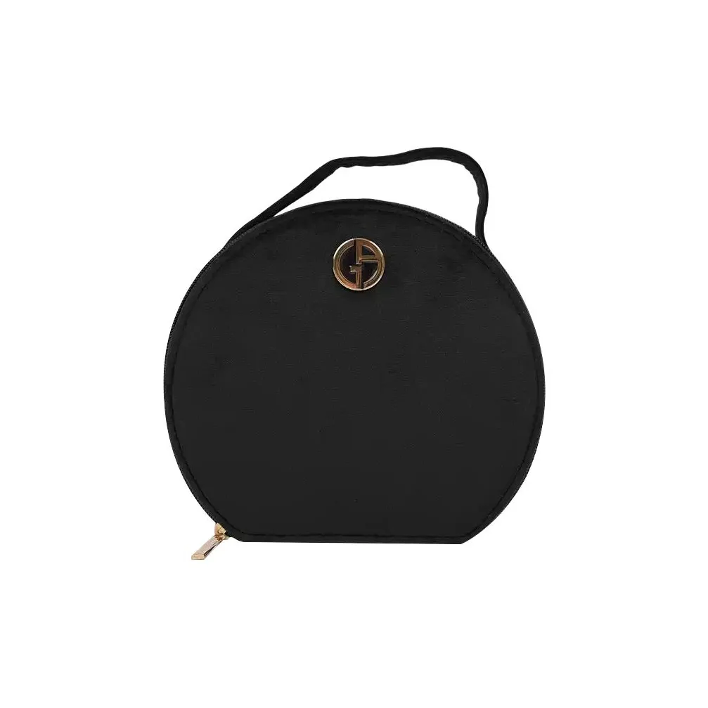 AMANI Черный Велюровый Косметичка для хранения переносная