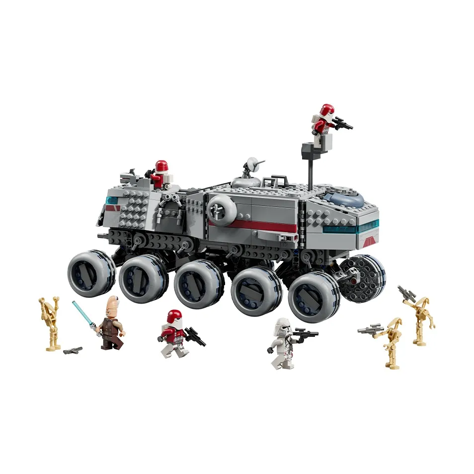 LEGO Star Wars Бронетранспортер Republic Sword Saint Dominator Clone Turbo Модели танков Пластиковые конструкторы 813 шт. L75413