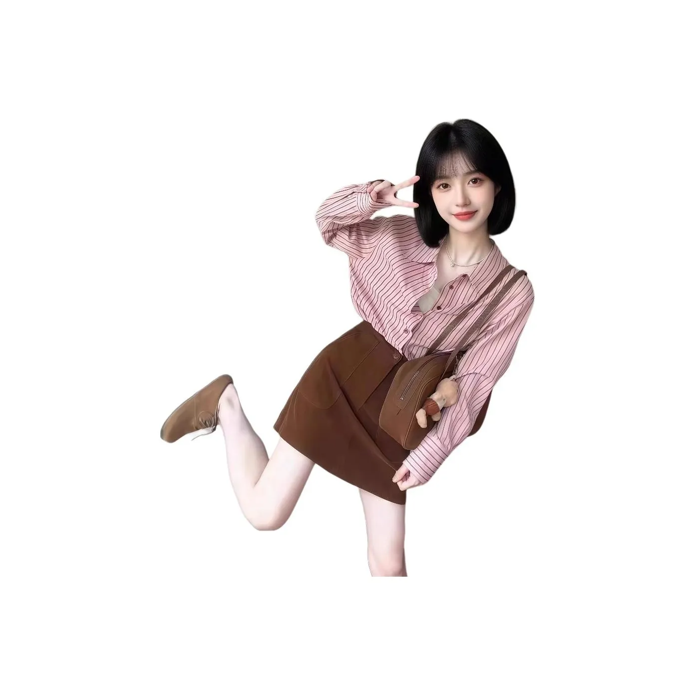 MORii Pink Women's Skirt Sets