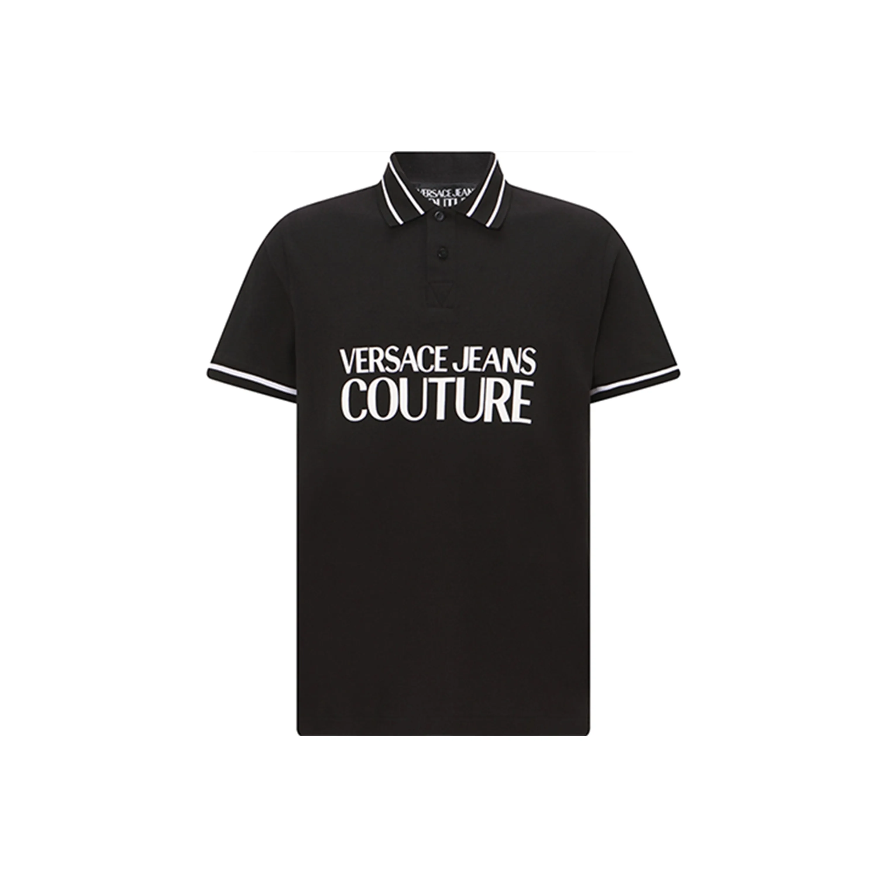 VERSACE JEANS COUTURE Мужская черная поло