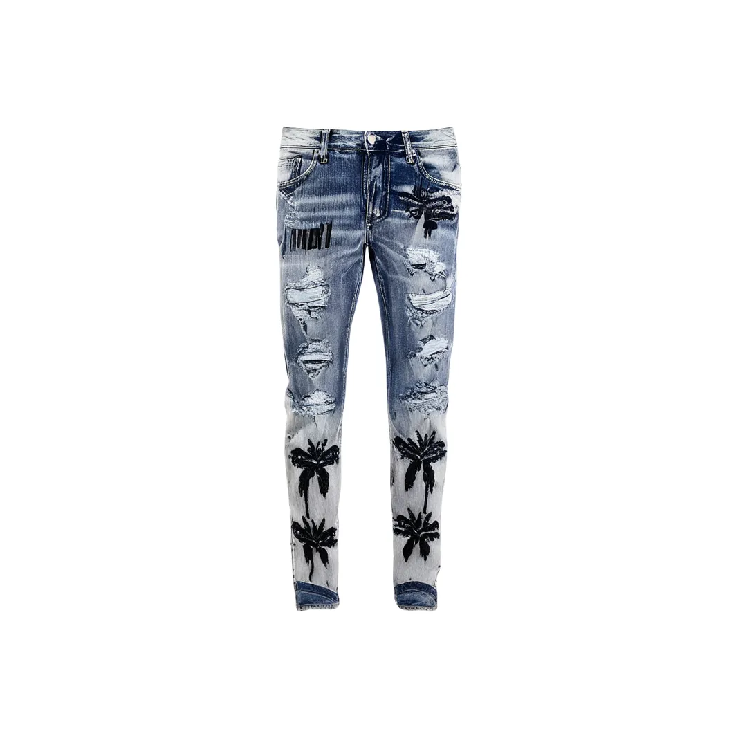 DJ.SPIRIT Синий Унисекс Джинсы