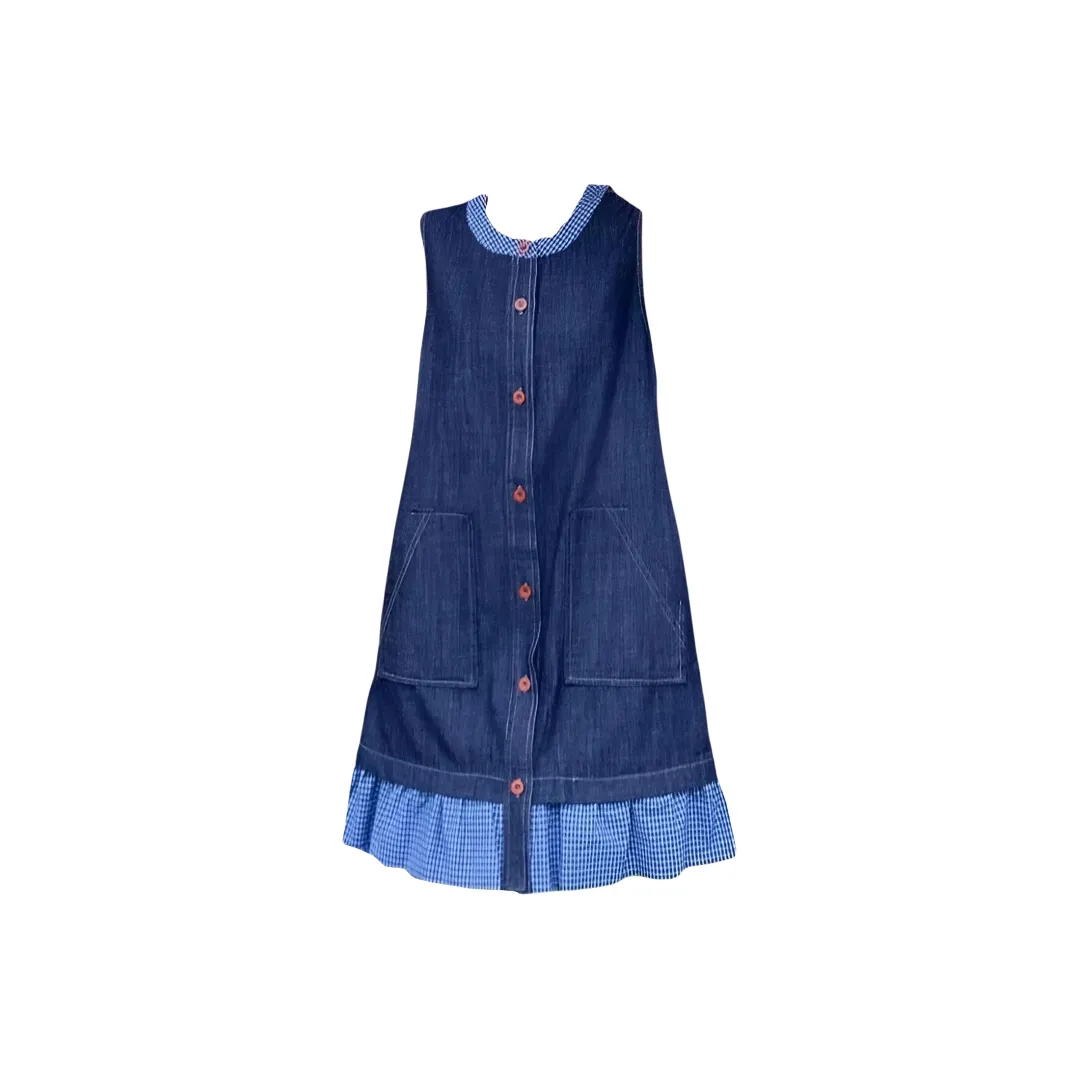 AFGGD Темно-синий Женские Платья без рукавов