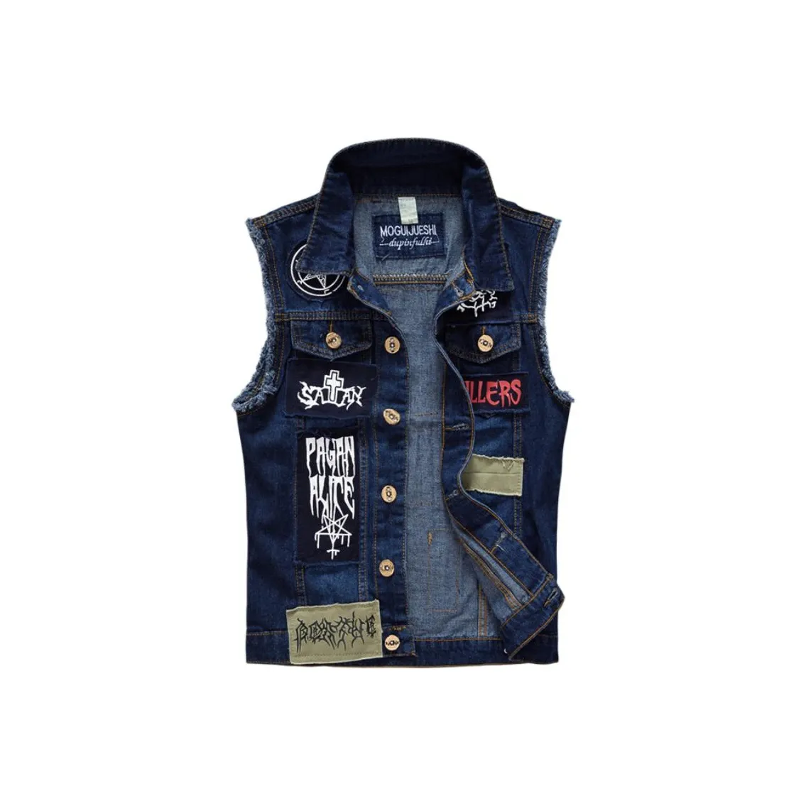 SINKACME Синий Мужской Жилеты