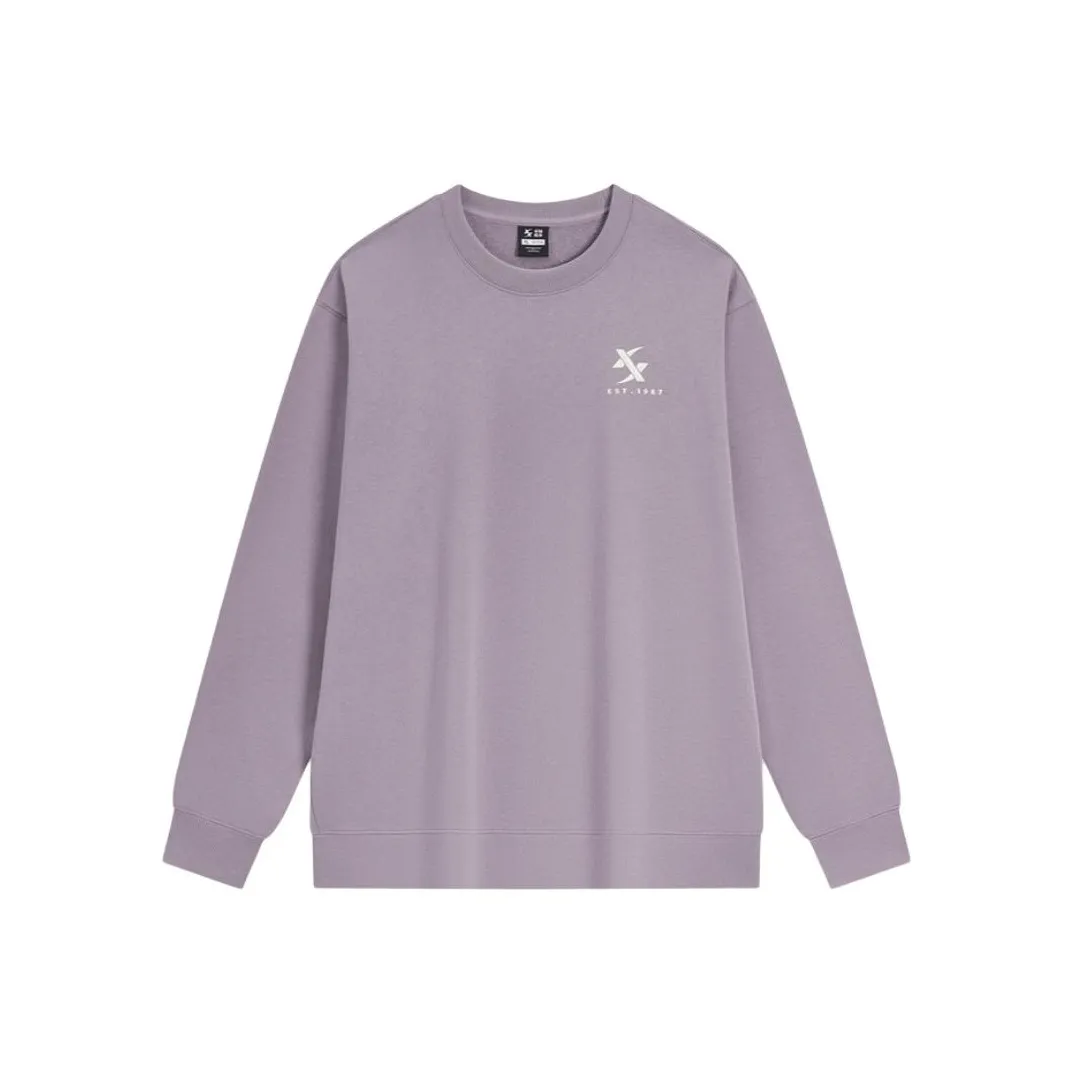 XTEP Rhino Фиолетовый Мужской Свитшот