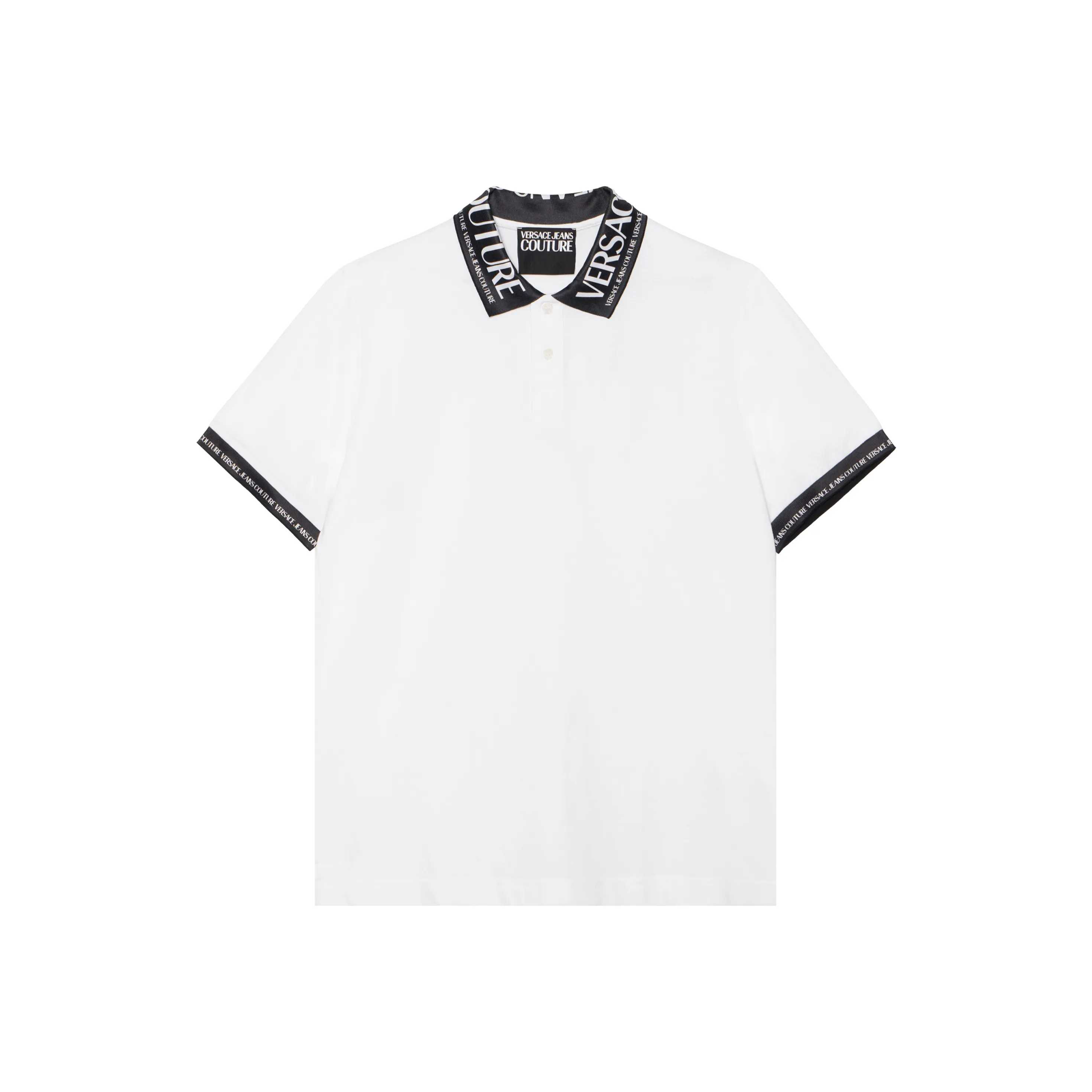 VERSACE JEANS COUTURE Polo Shirts Men White