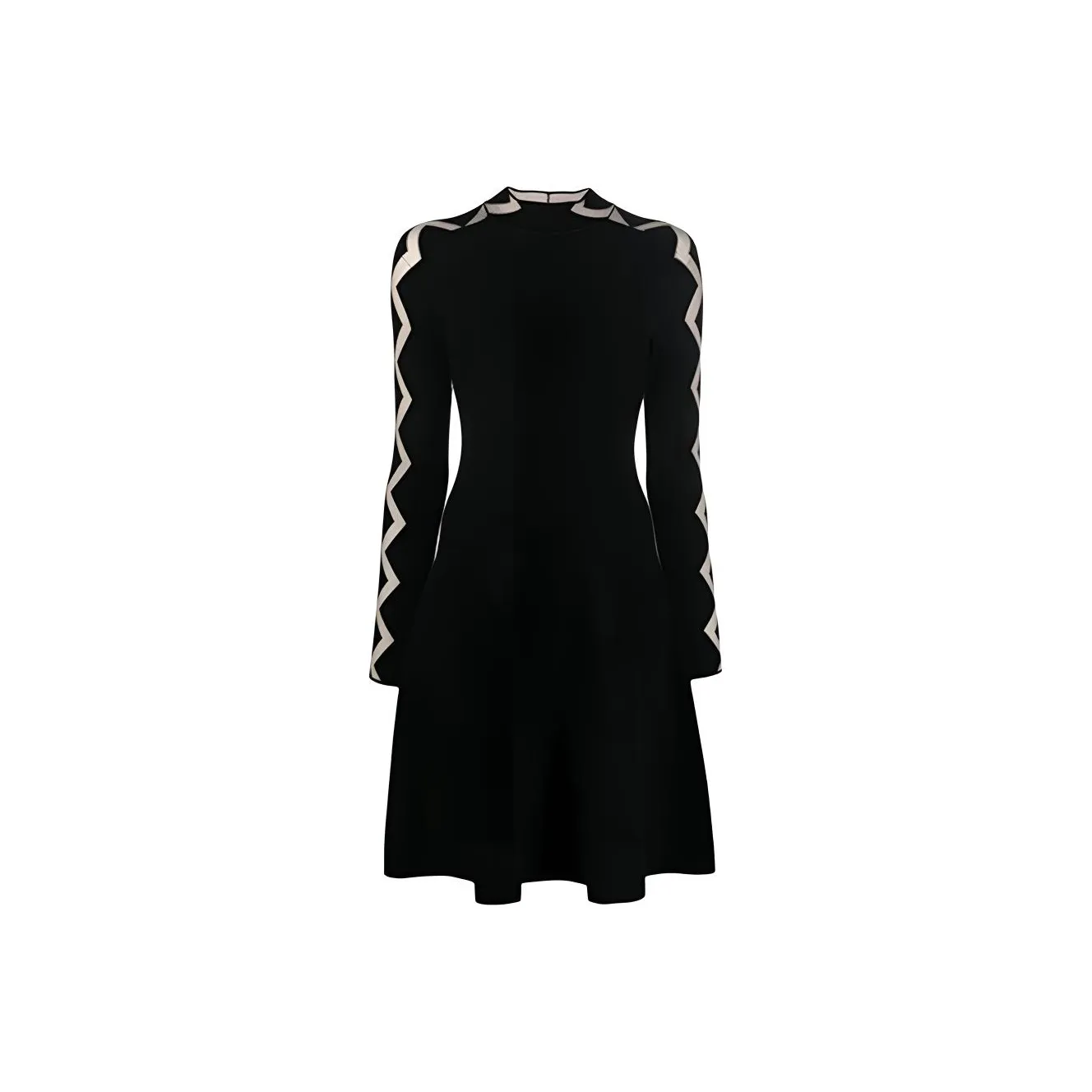 EMPORIO ARMANI FW21 Long Sleeved Dress Women's Black