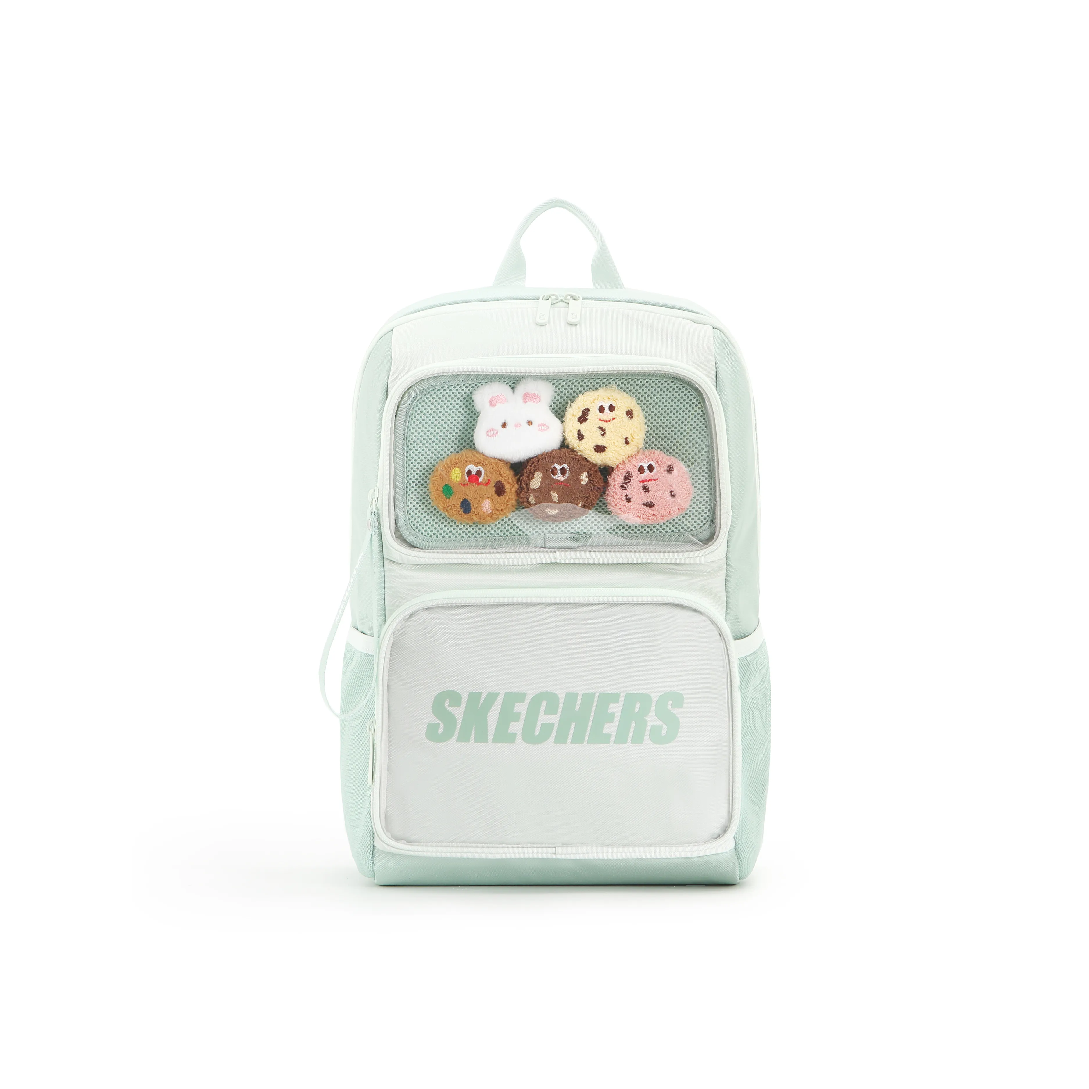 Skechers Легкий Рюкзак Обычный Унисекс Сапфир Зеленый Прозрачный Зеленый