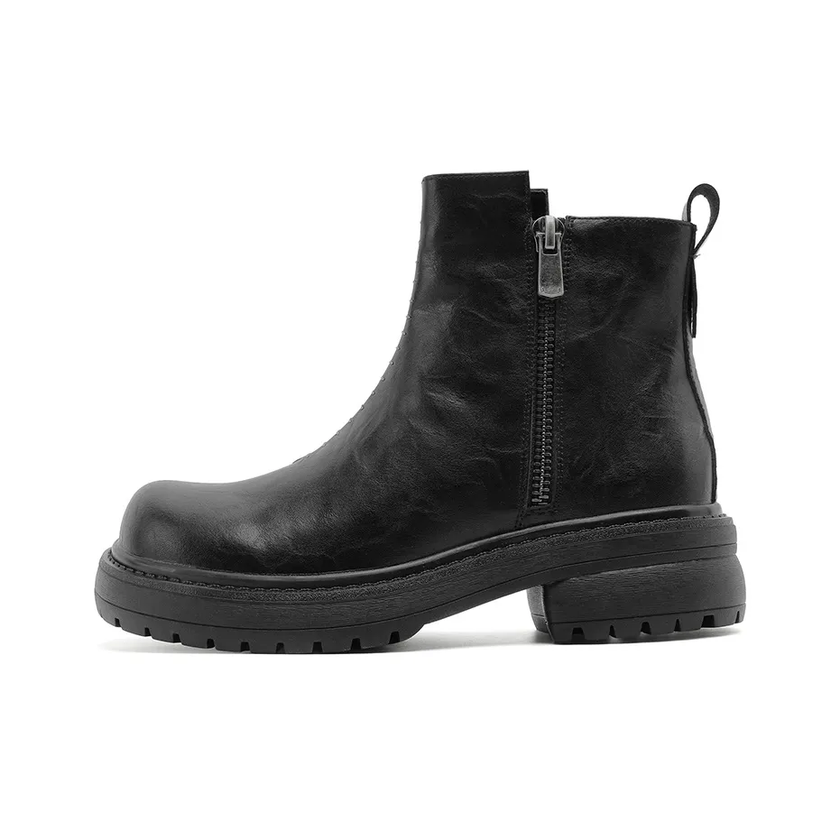 ZHENRAN Ботильоны Черные Унисекс