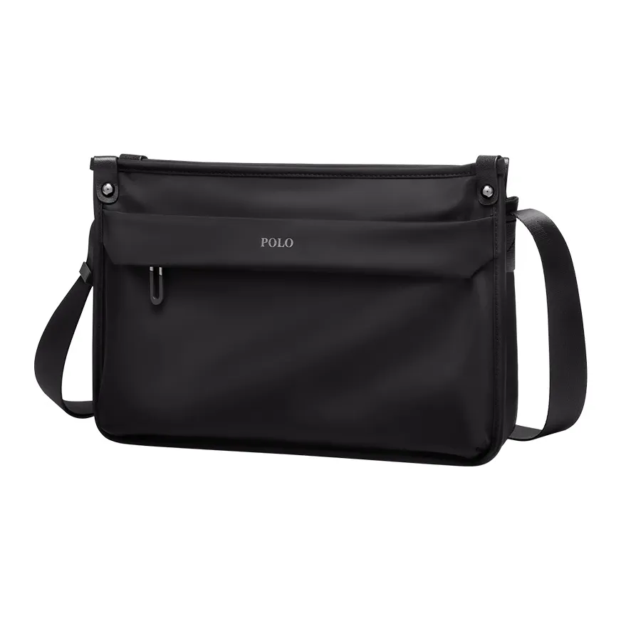 POLO Сумка через плечо из ткани стандартная унисекс черная