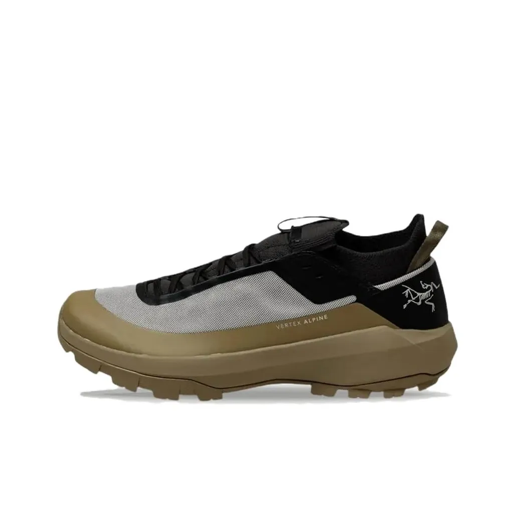 Arcteryx Vertex Alpine Breathable And Lightweight Low top Mountaineering & Hiking Shoes Men's Brown Gray