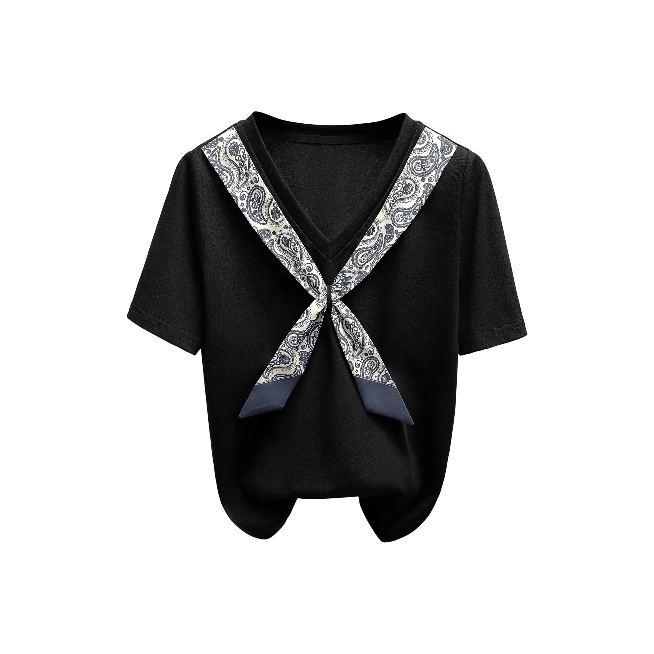 Cypress House Черные Женские T-рубашки