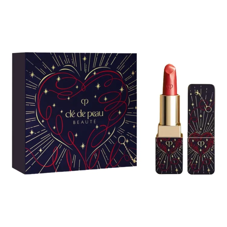 Clé De Peau Beauté Фестиваль Циси Ограниченный Golden Шелк Коробка Помады Сатин Блеск Длинный Тяжелый Легко Смесь