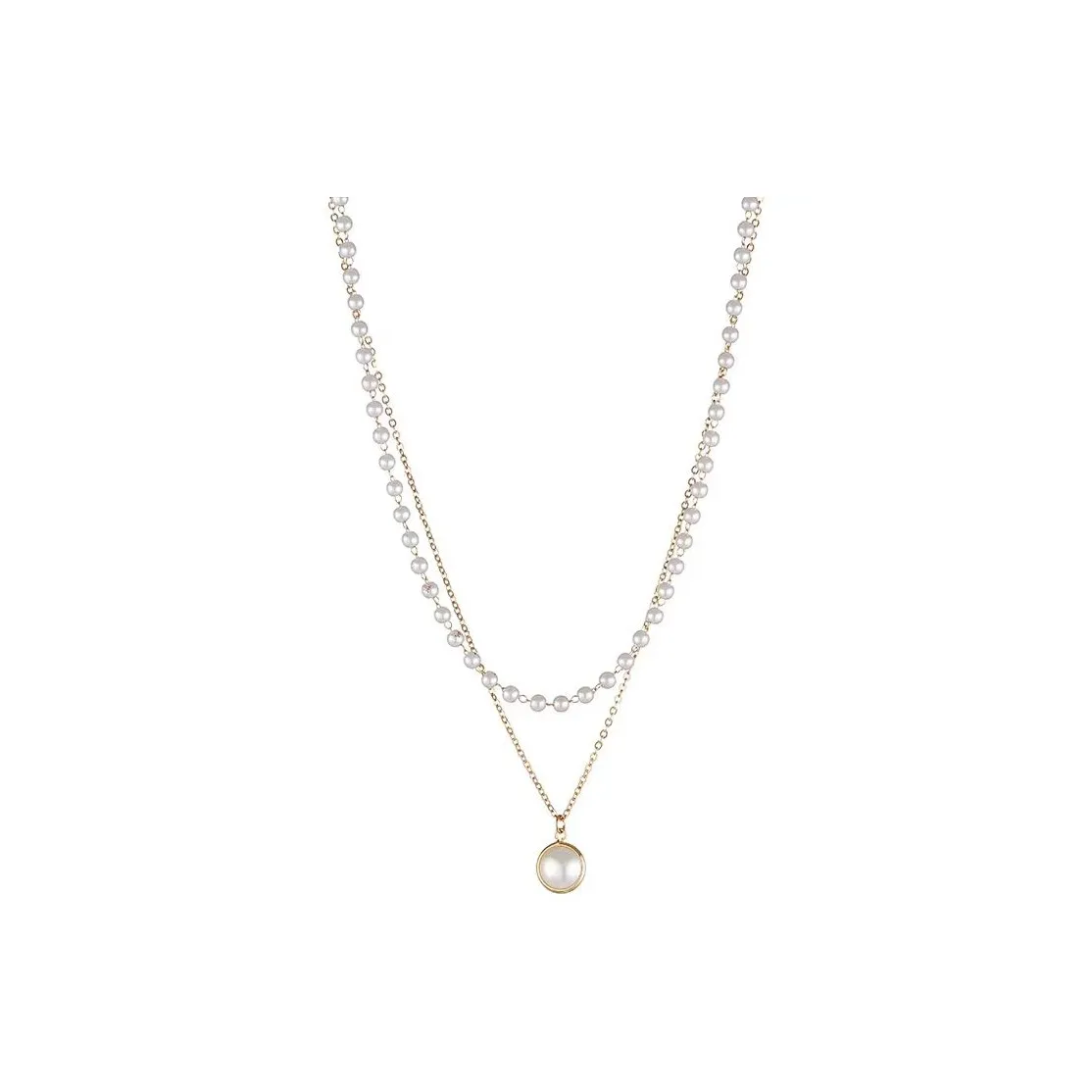 SHIZHIYAN Титановые стальные ожерелья женские