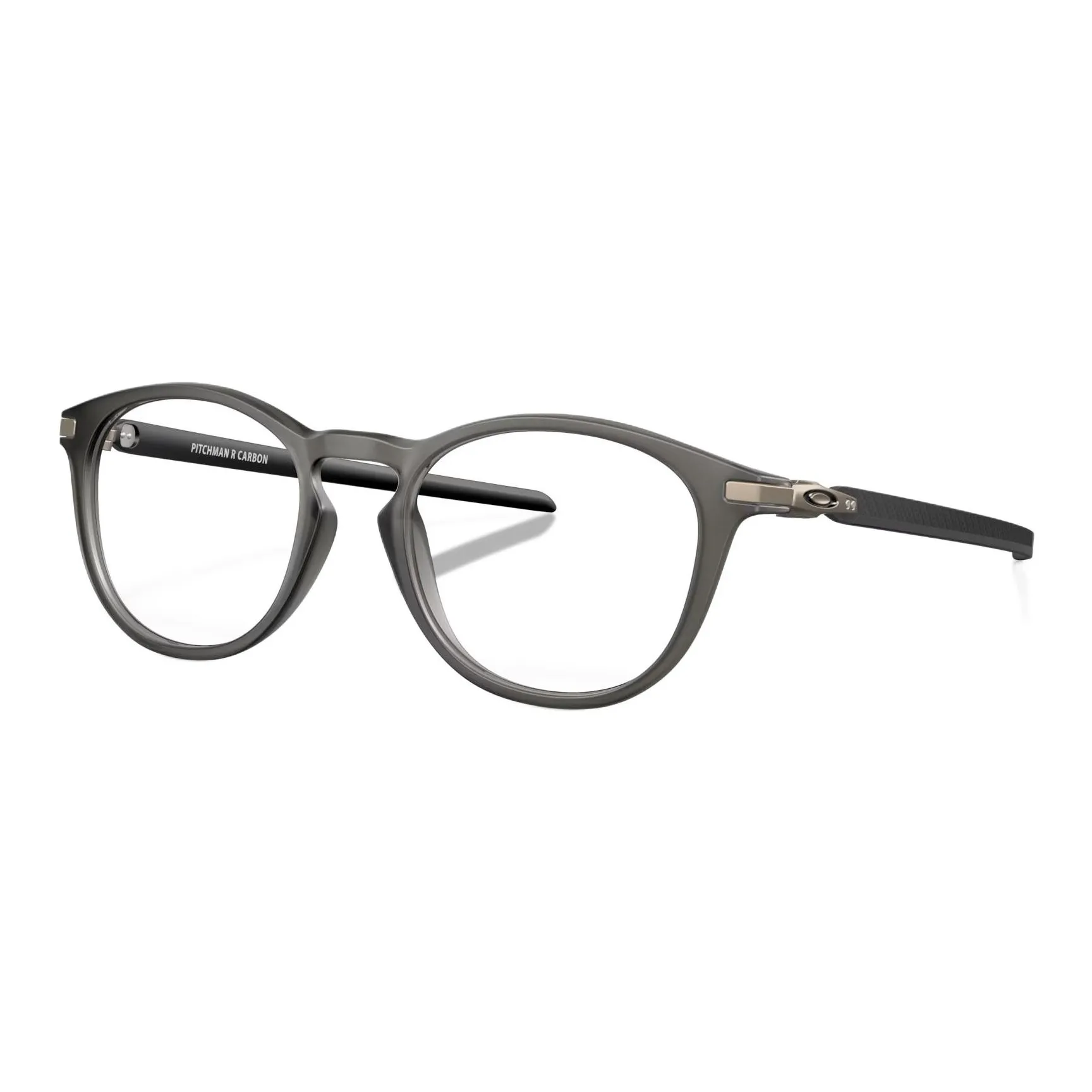 Oakley Alloy Carbon Fiber Round Оправа для очков Унисекс Smoke Gray