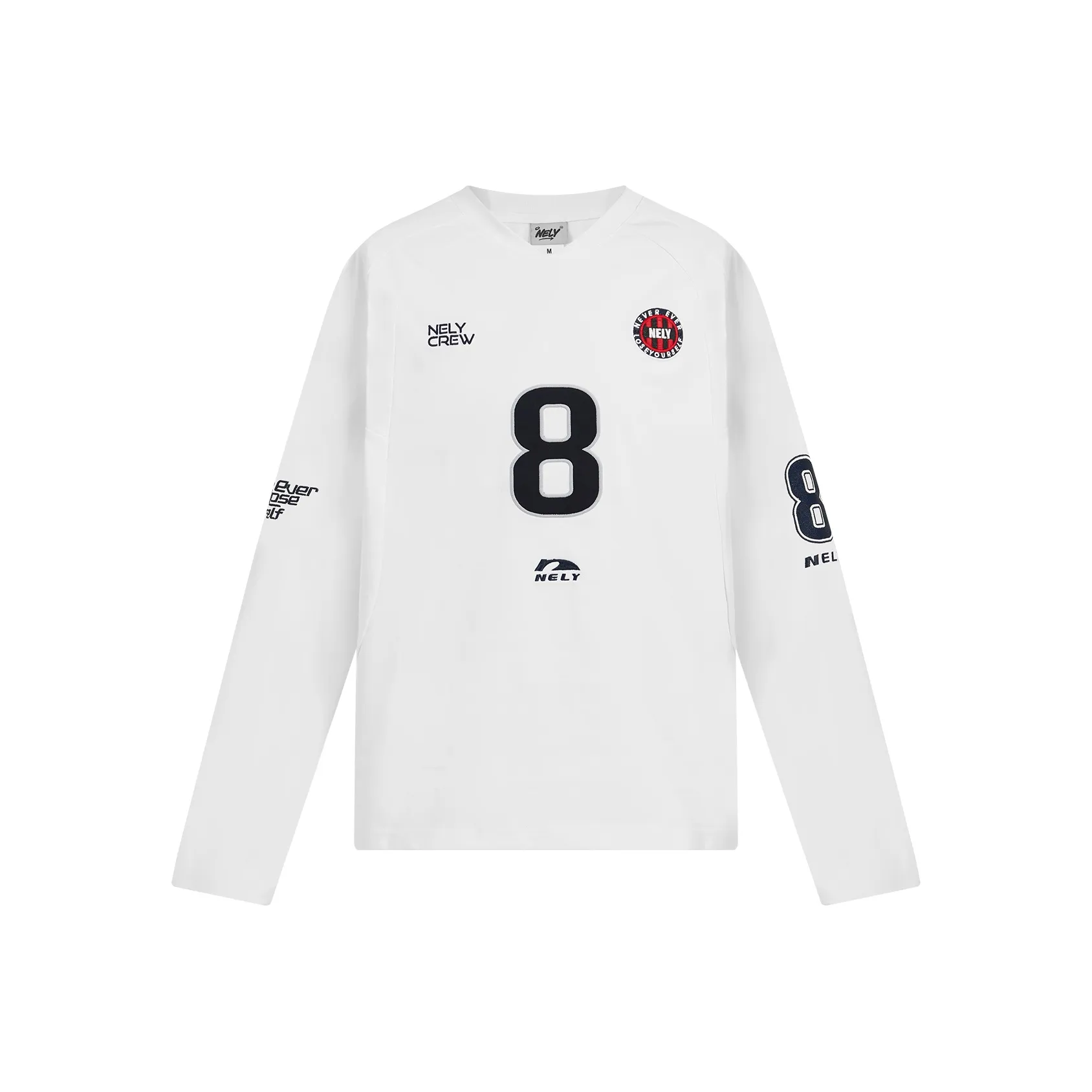 NELY Длинный рукав Т-рубашка Унисекс