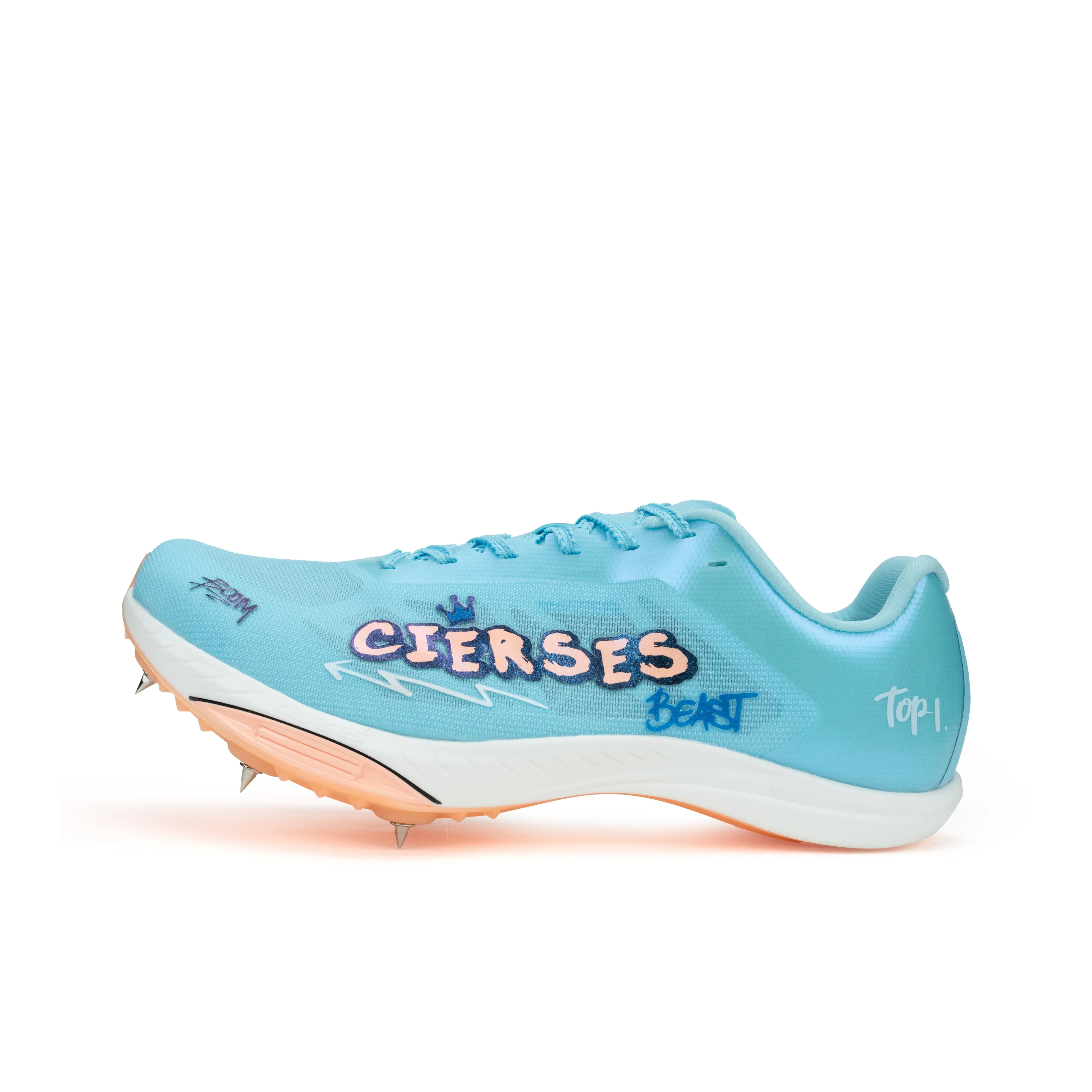 CIERSES Training Sprint Racing Running Shoes Unisex Dream Blue