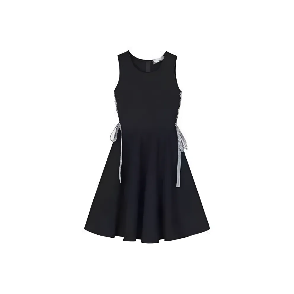 LSVE Черные Женские Платья без Рукавов