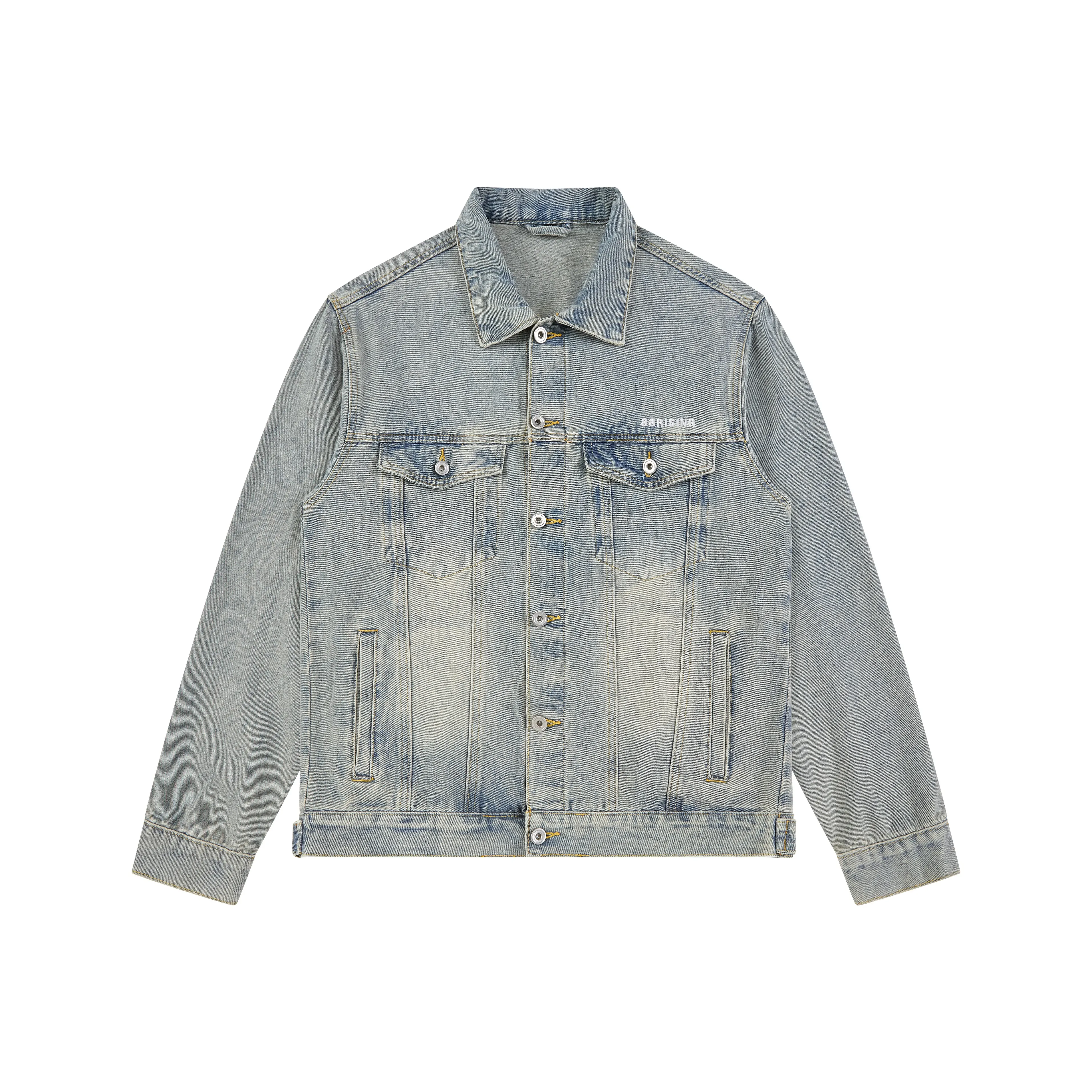 88rising Винтажный синий Унисекс Джинсовые куртки