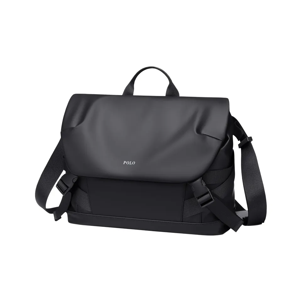 POLO Ткань Сумка через плечо Стандартная Унисекс Черный Серый