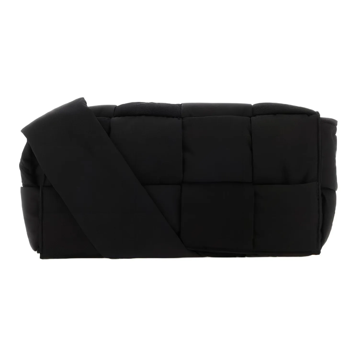 Bottega Veneta Nylon Handbag, Shoulder Bag Medium Men's Black