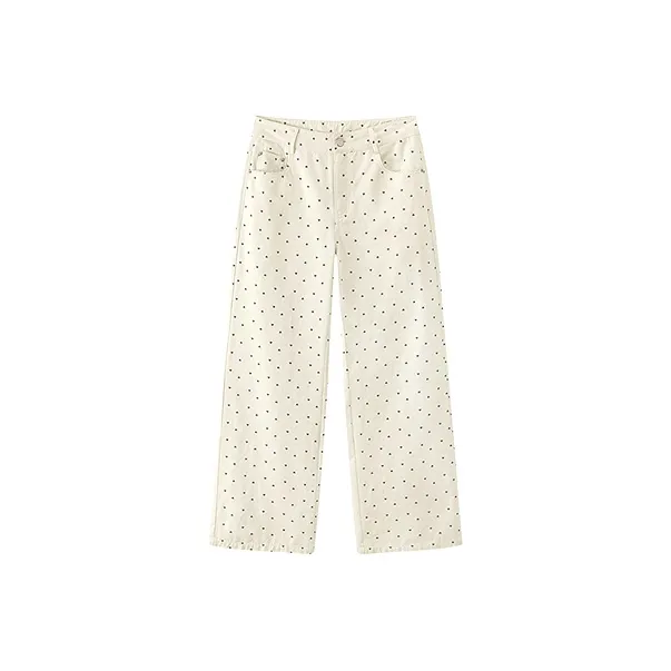 CHUU Абрикос Женские Повседневные Брюки