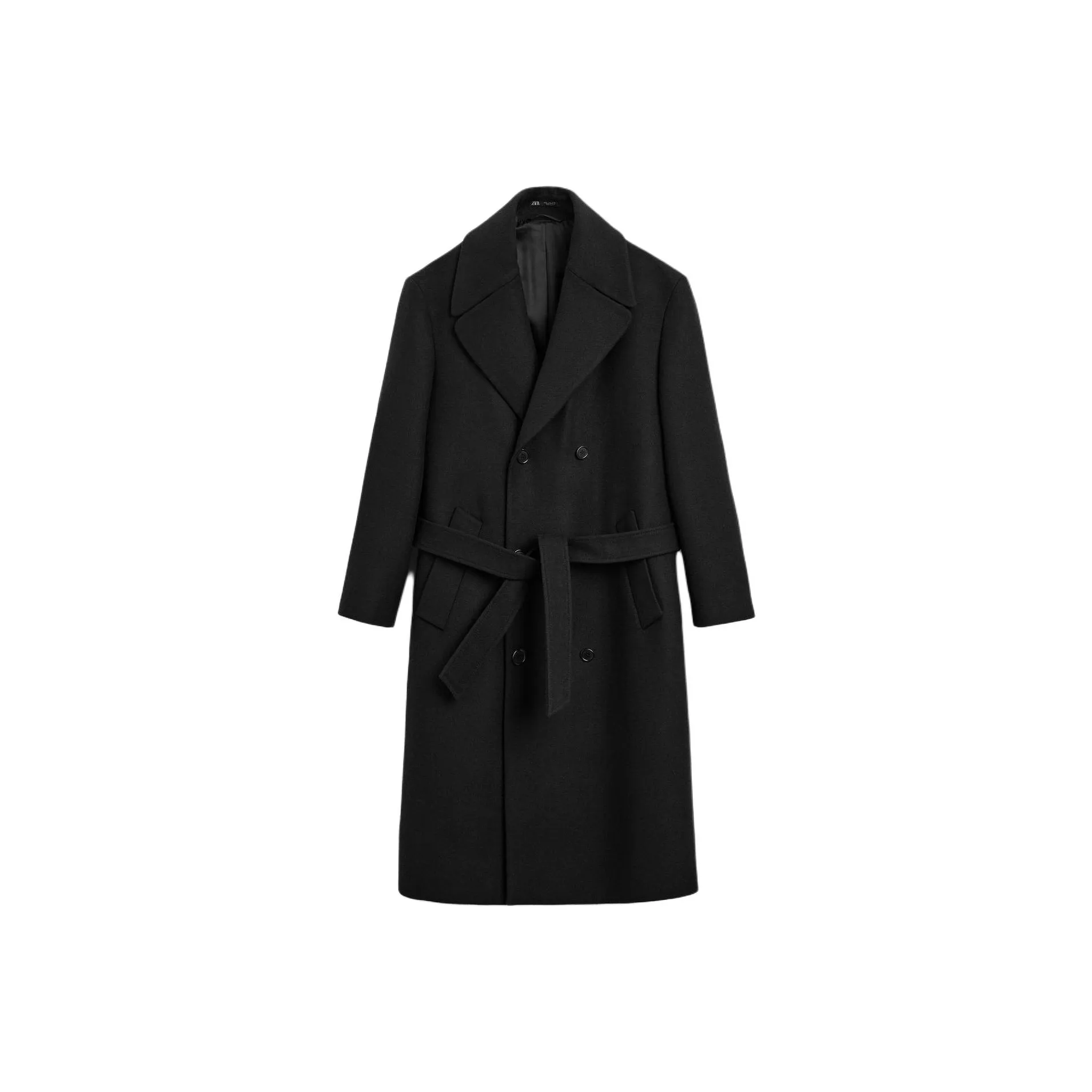 ZARA Черное Мужское Пальто