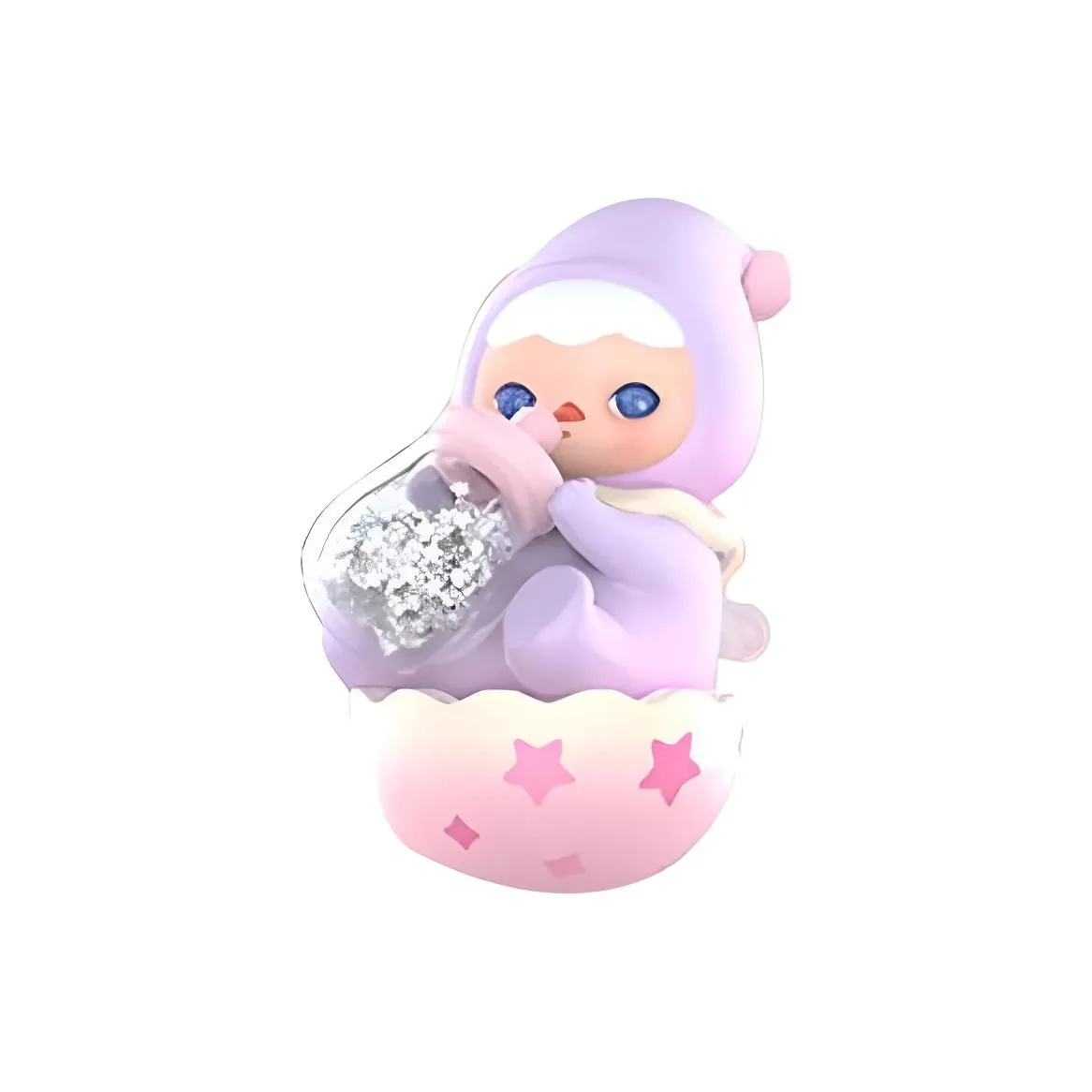 POP MART Коллаборация Pucky Эльф Малыш Бутылка Модные Фигурки