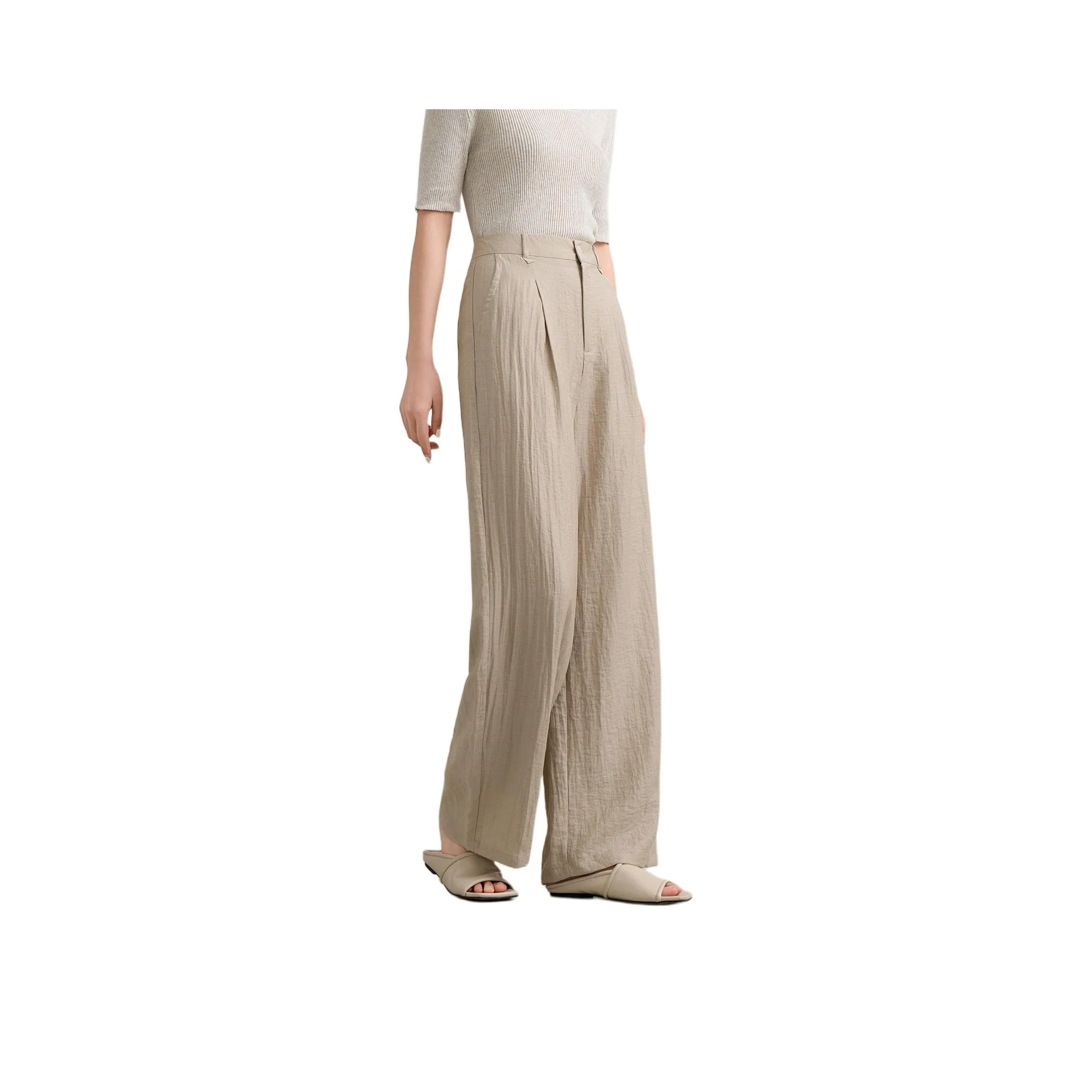 IHIMI Casual Pants Women's Khaki