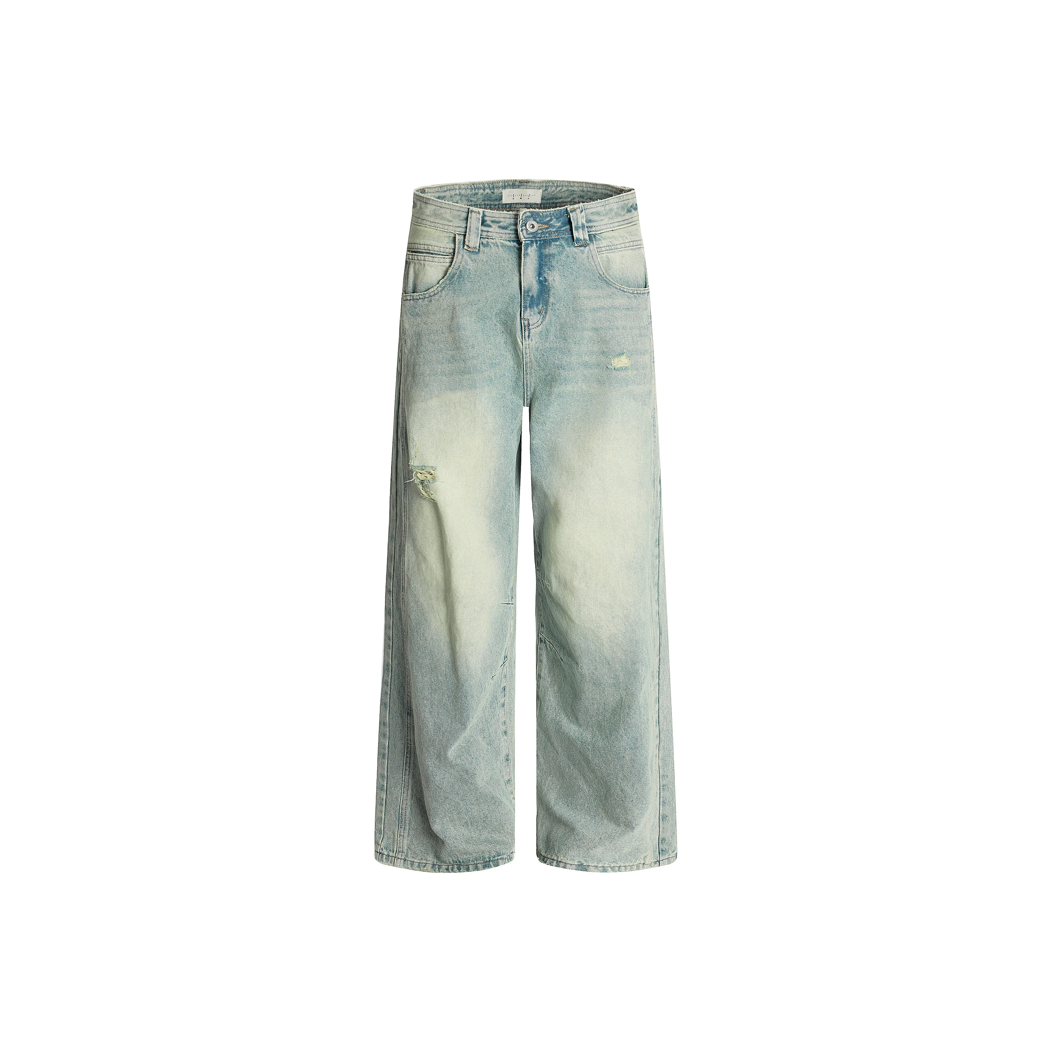 MR BENSE Бирюзовые Унисекс Джинсы