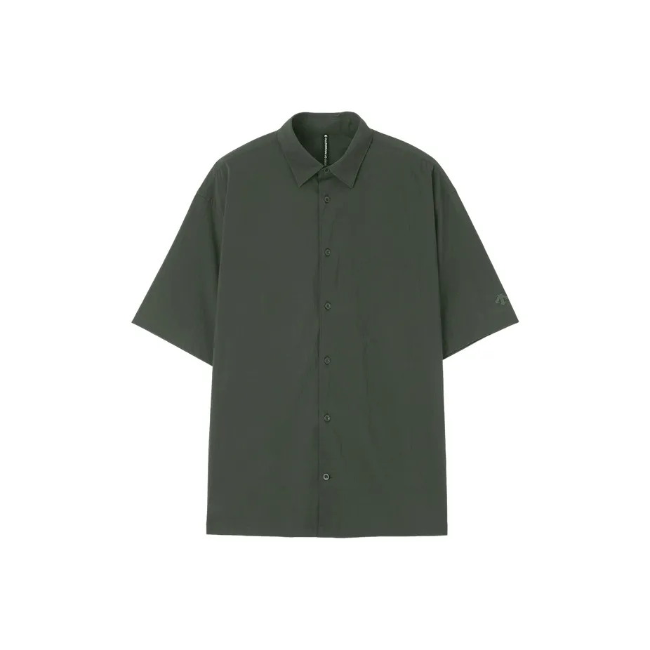 DESCENTE Легкий Outdoor Lifestyle Commute Мужская Длинная Рубашка с Рукавами Мужская