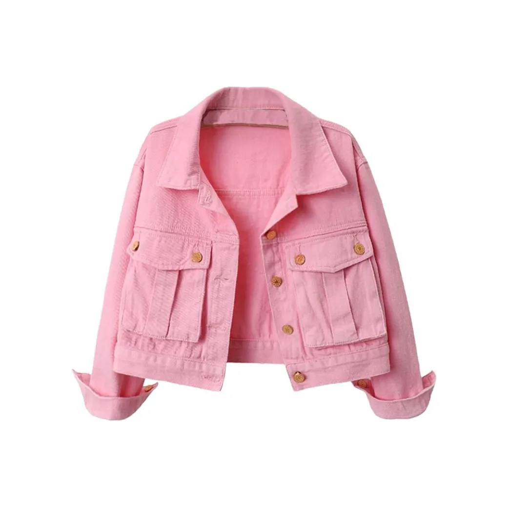 ORIGIN Pink Women's Denim Jackets