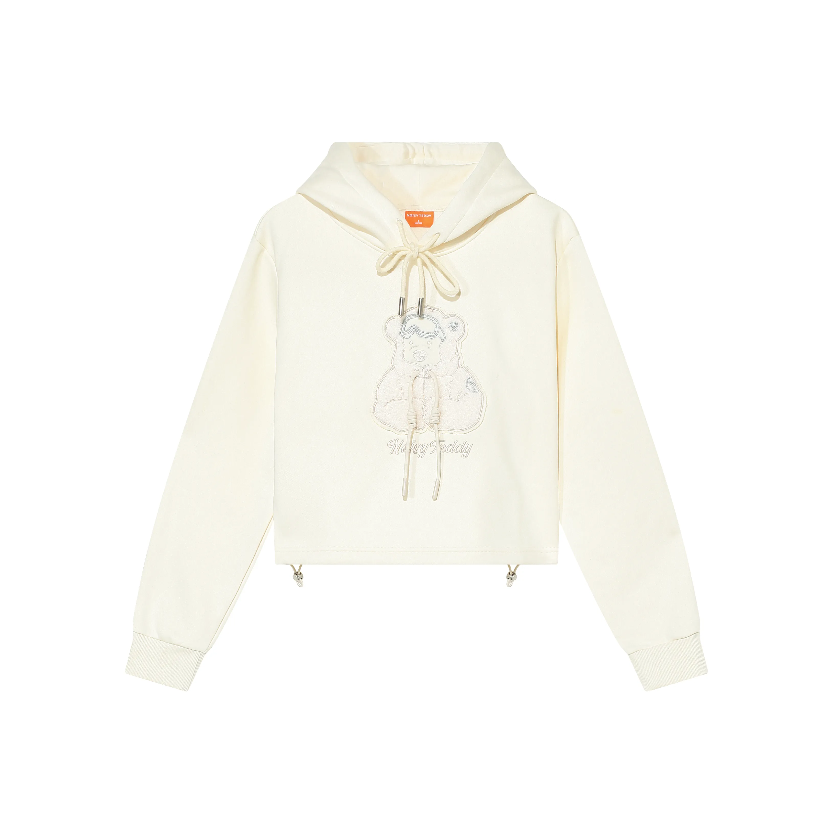 NOISY TEDDY Шнур С капюшоном Пуловер Свитшот Женские