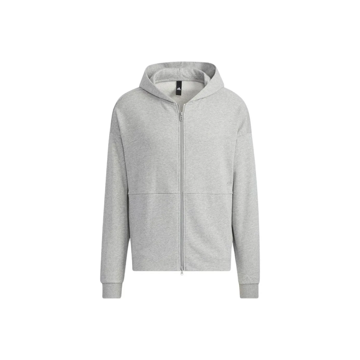 Adidas С капюшоном Full Молния Толстовка Синий свитшот Версия для Японии Мужской Серый