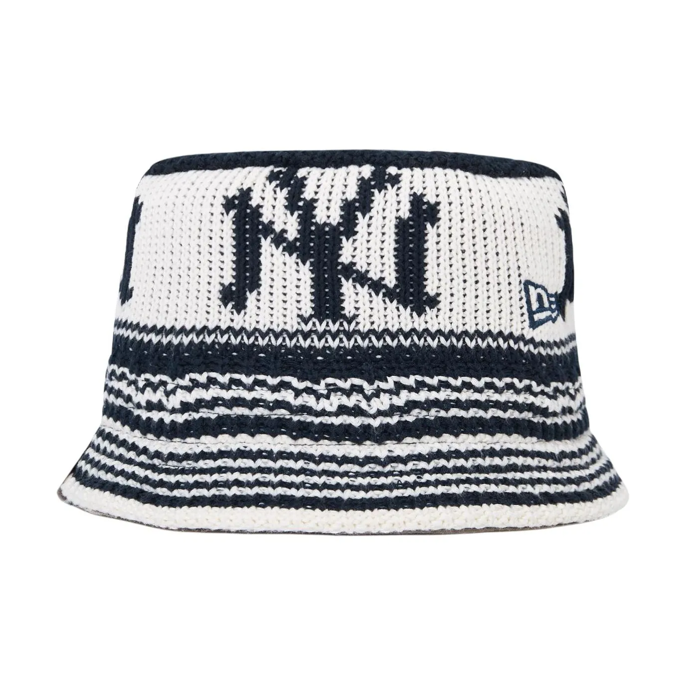 New Era Cotton Bucket Hats Унисекс Черный Белый