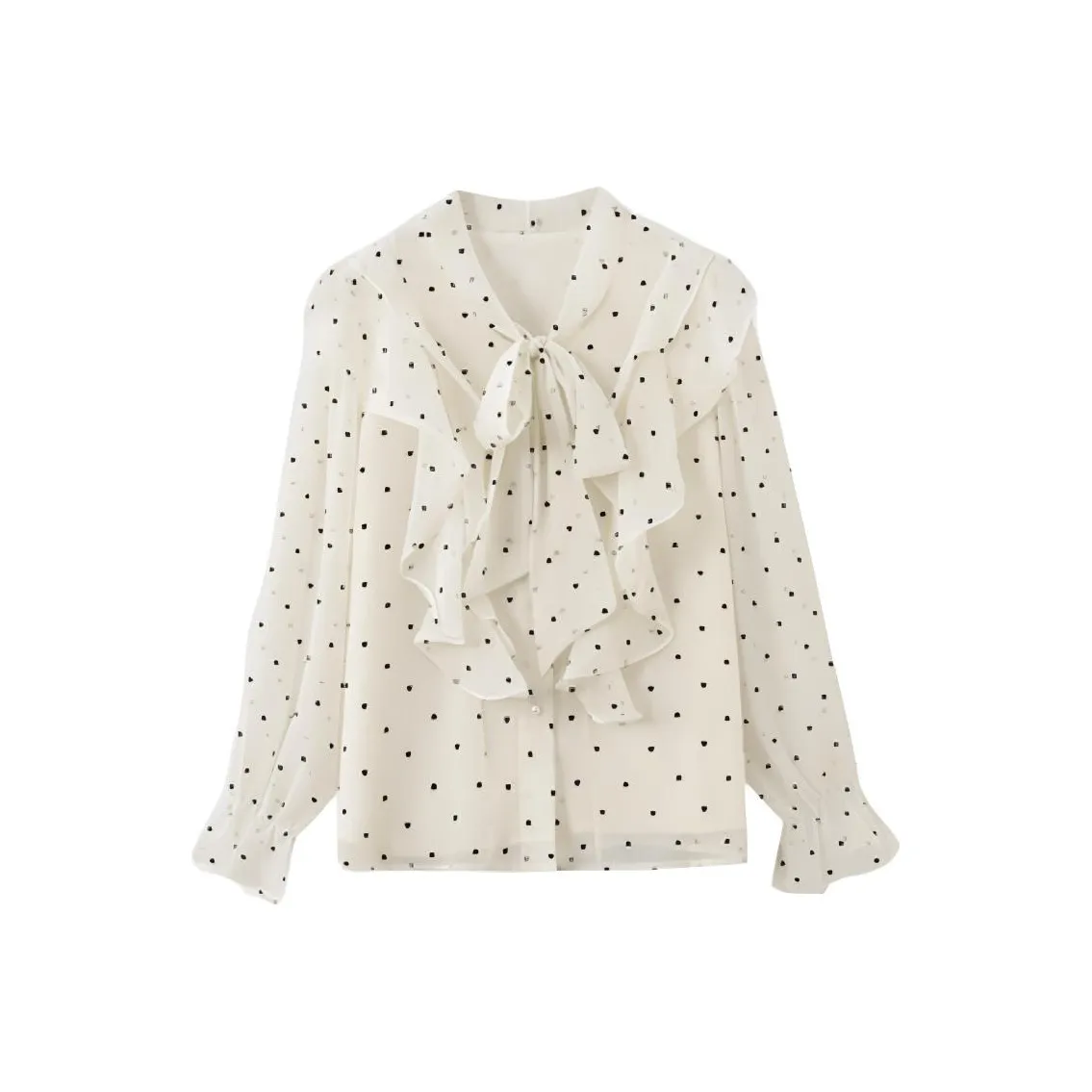 IUNOP Абрикос Женские Рубашки