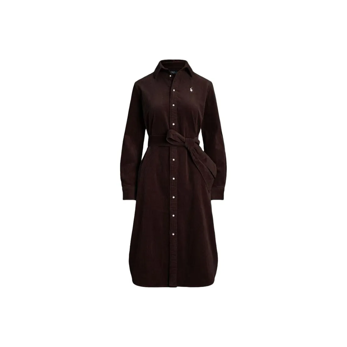 Polo Ralph Lauren Длинное платье с длинными рукавами женское