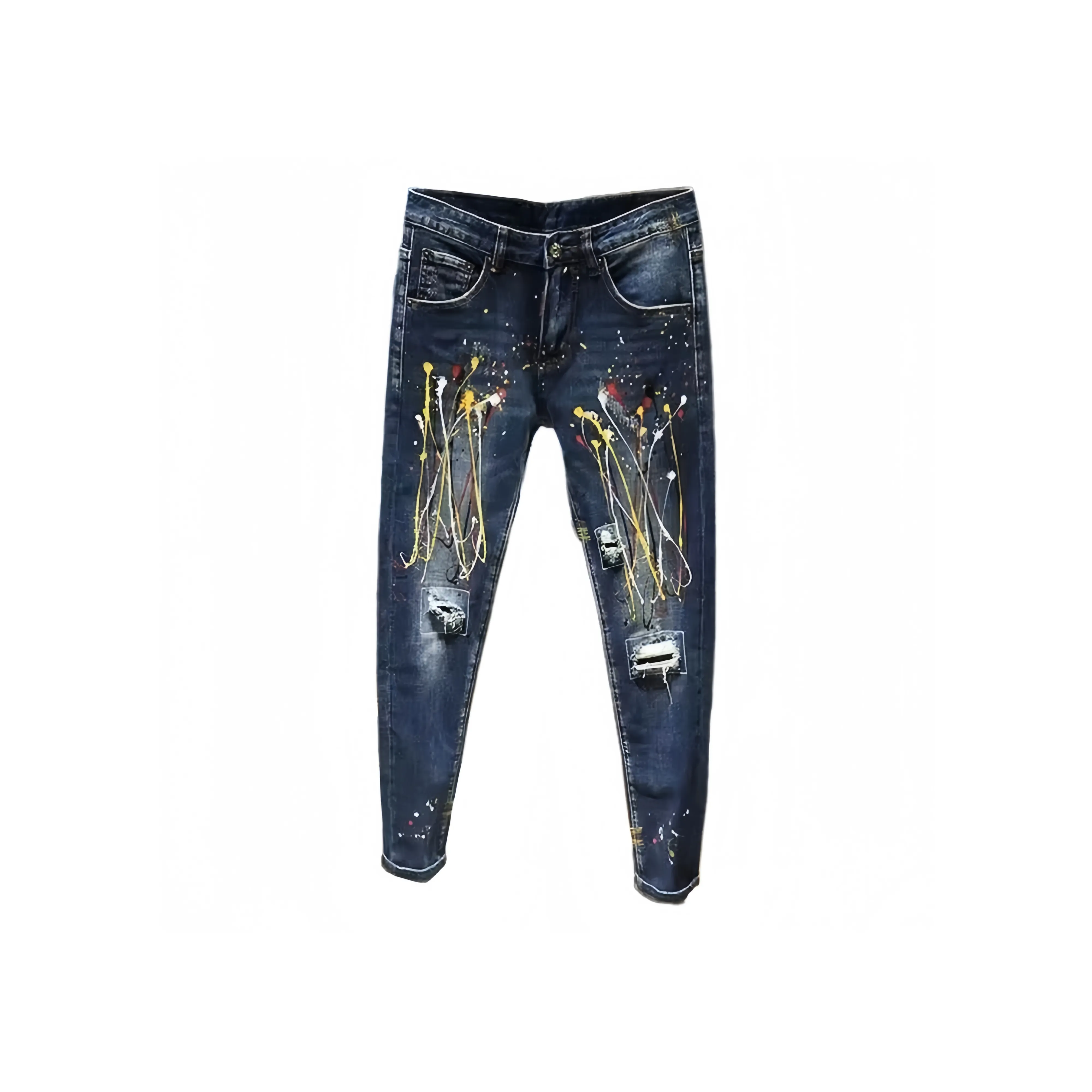 CAT'S PAW Синий Унисекс Джинсы