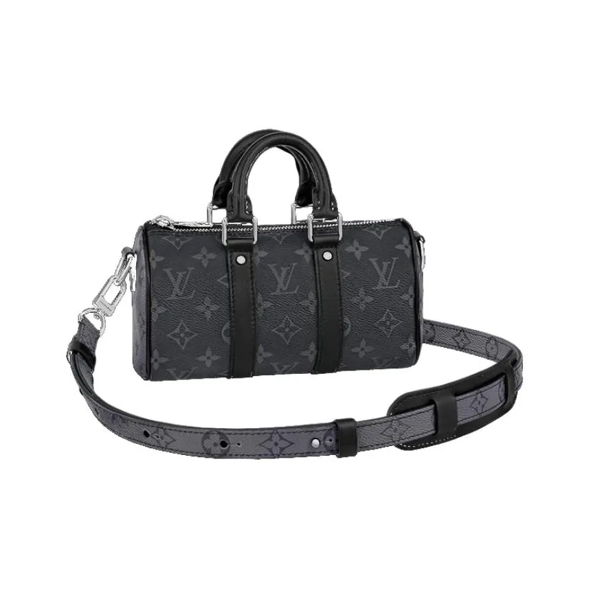 LOUIS VUITTON Keepall Xs Monogram Eclipse Reverse Black