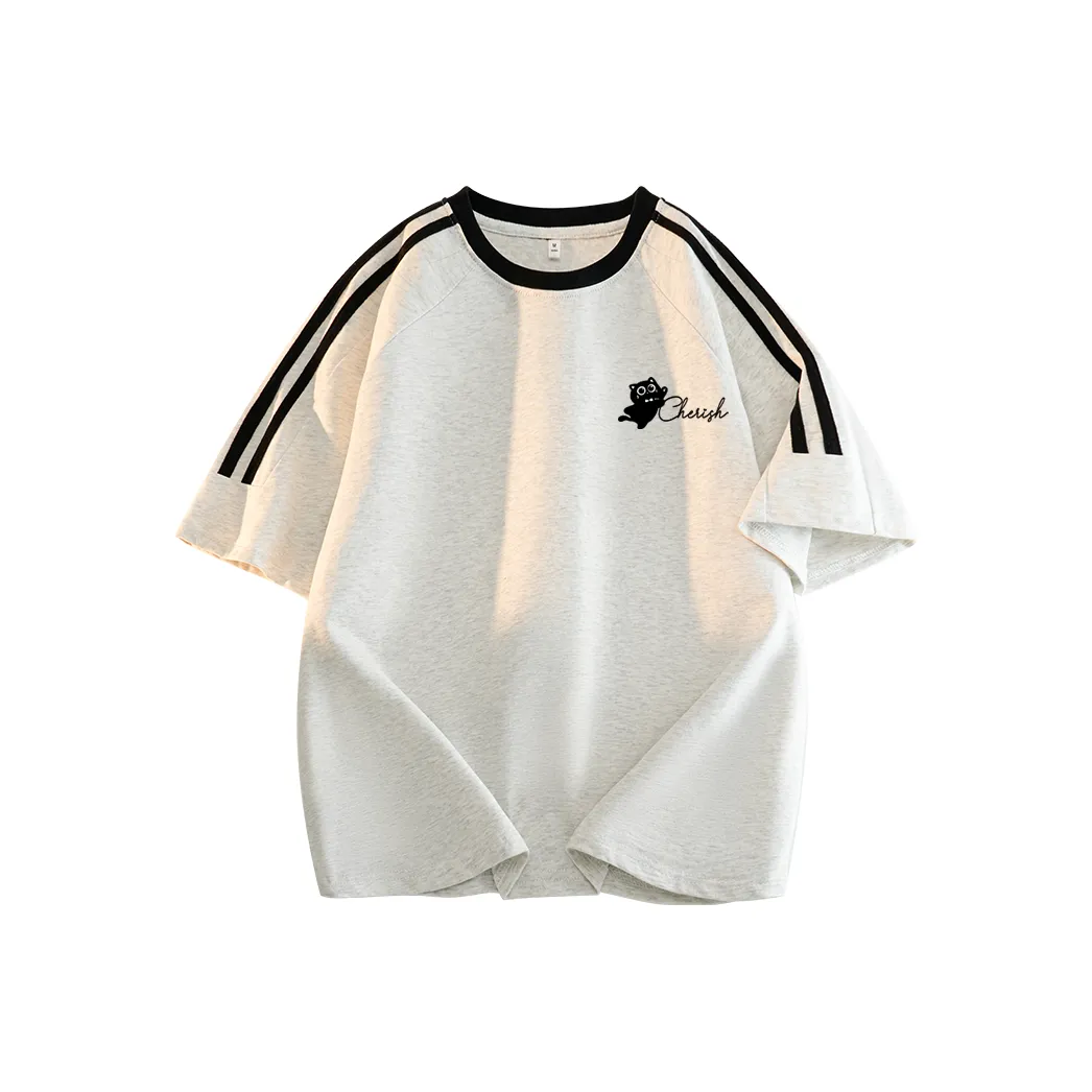 Хлопок короткий рукав женские рубашки T