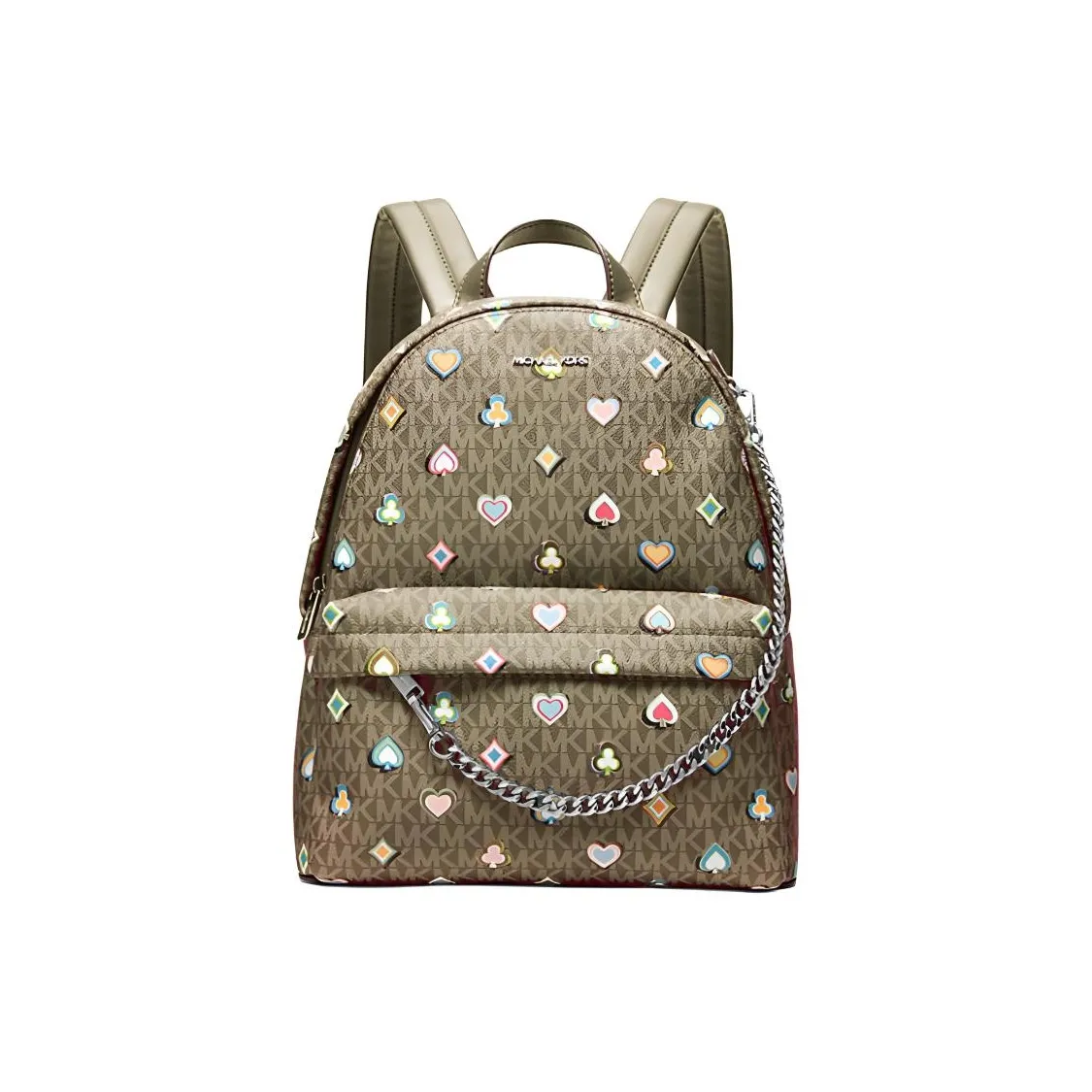 MICHAEL KORS Slater Холст Рюкзак Средний Женский Оливковый
