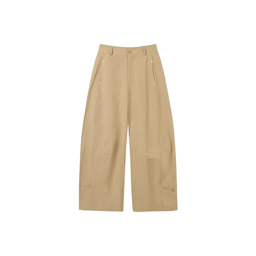 MIIOW Khaki Женские Повседневные Брюки