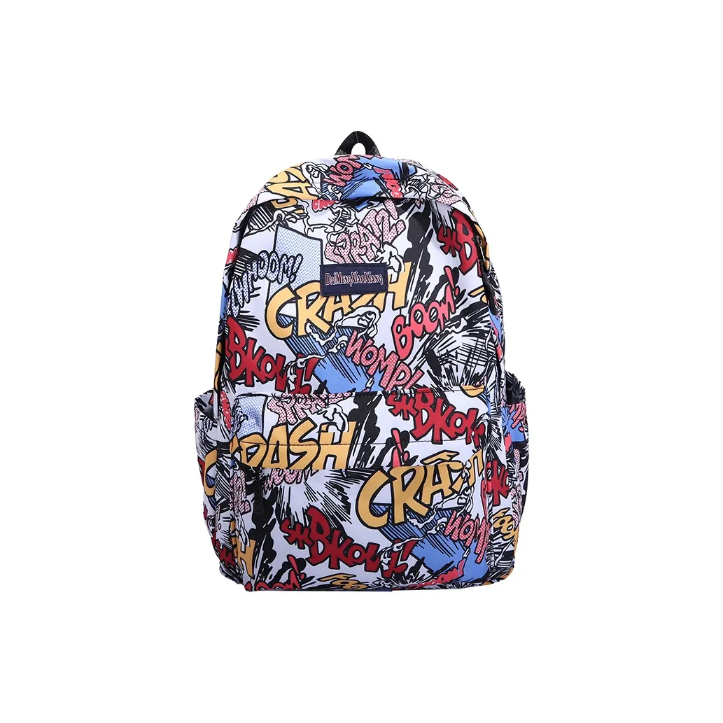 NANXIAOXIANG Нейлон Рюкзак Стандартный Унисекс Мультяшный Персонаж Взрывная Буква