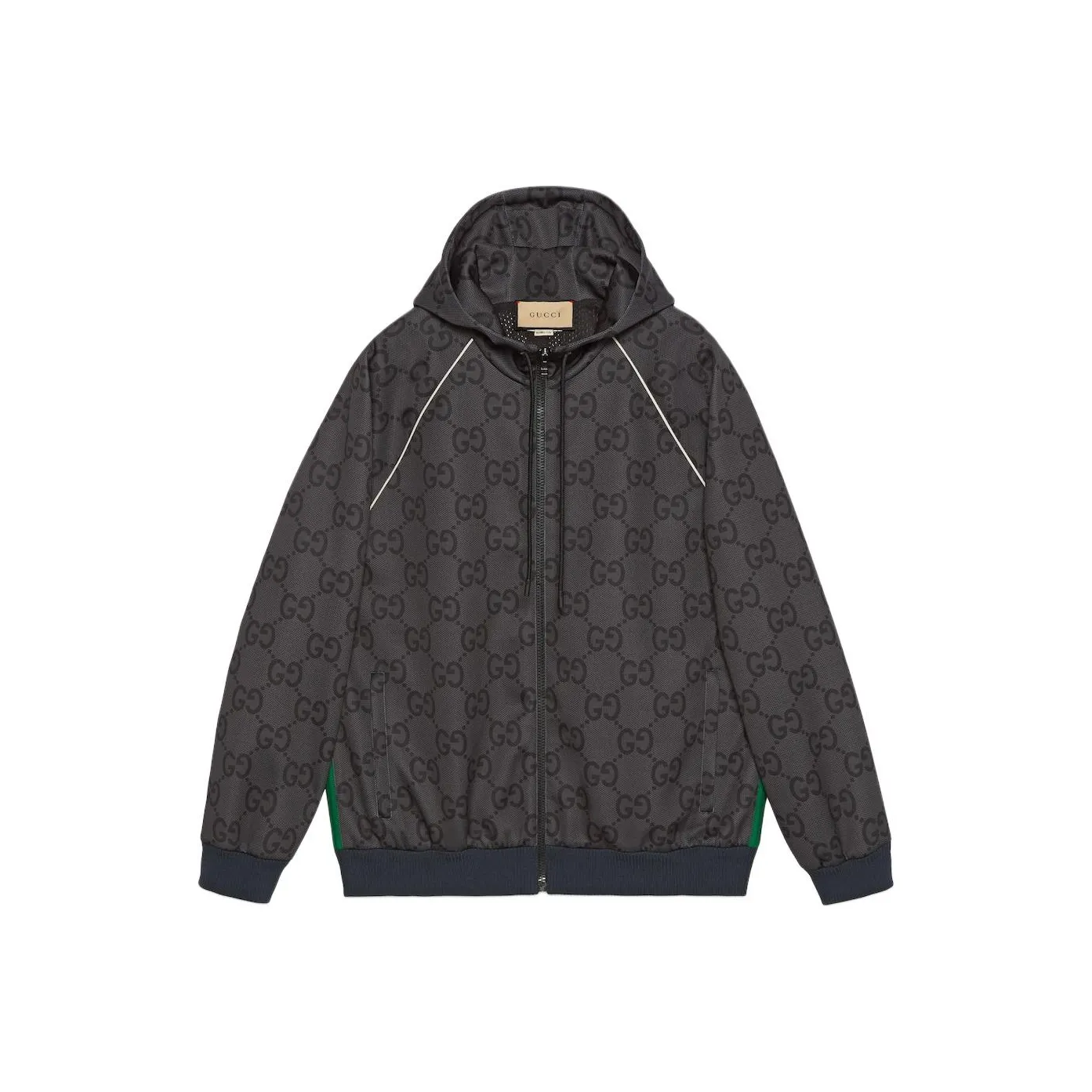 GUCCI Jumbo Gg Zip Jacket With Web