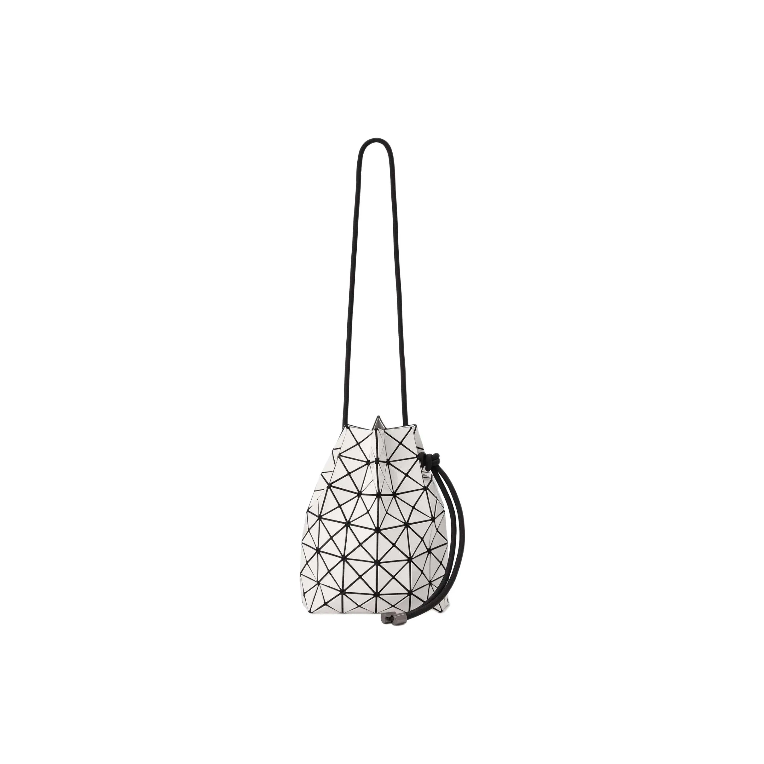 ISSEY MIYAKE Prism Polyvinyl Chloride Bucket Crossbody Bag, Shoulder Bag Women's White