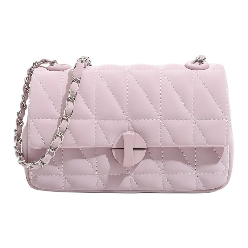 DIFFERENT FACES ПУ (полиуретан) Сумка через плечо Стандартная Женская Розовая