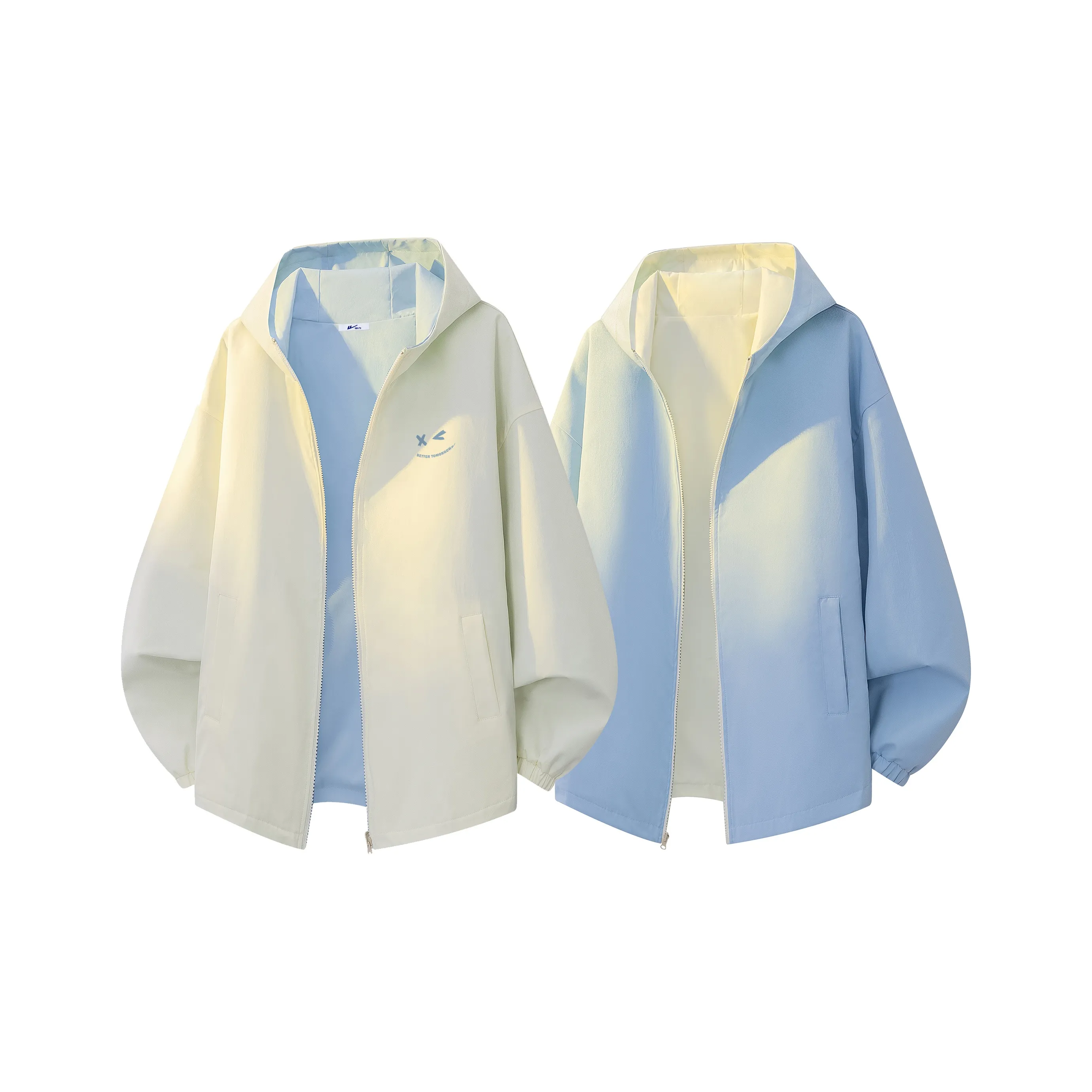 Warrior Huichao Открыто Ended Smile Collection Куртки и Пальто Унисекс