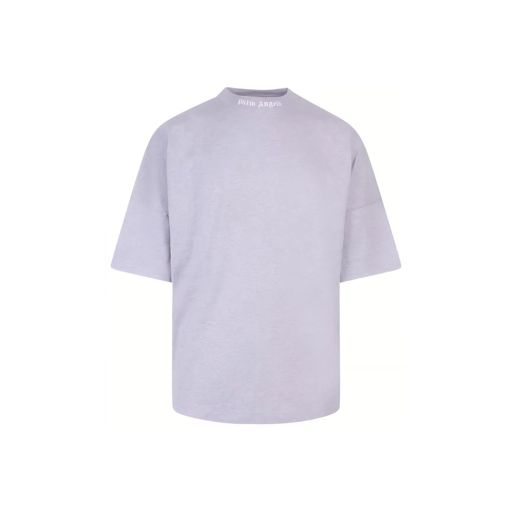 PALM ANGELS Mock Neck Logo T Shirt