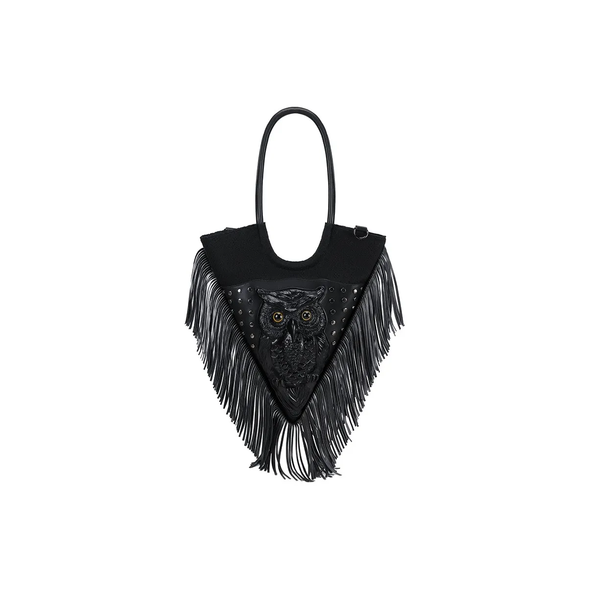 MILOOKY Текстурированная полиэстеровая ткань сумка через плечо женская черная