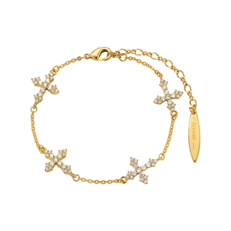 BOONEE ALUS Медное покрытие с K Золото Браслеты Женские