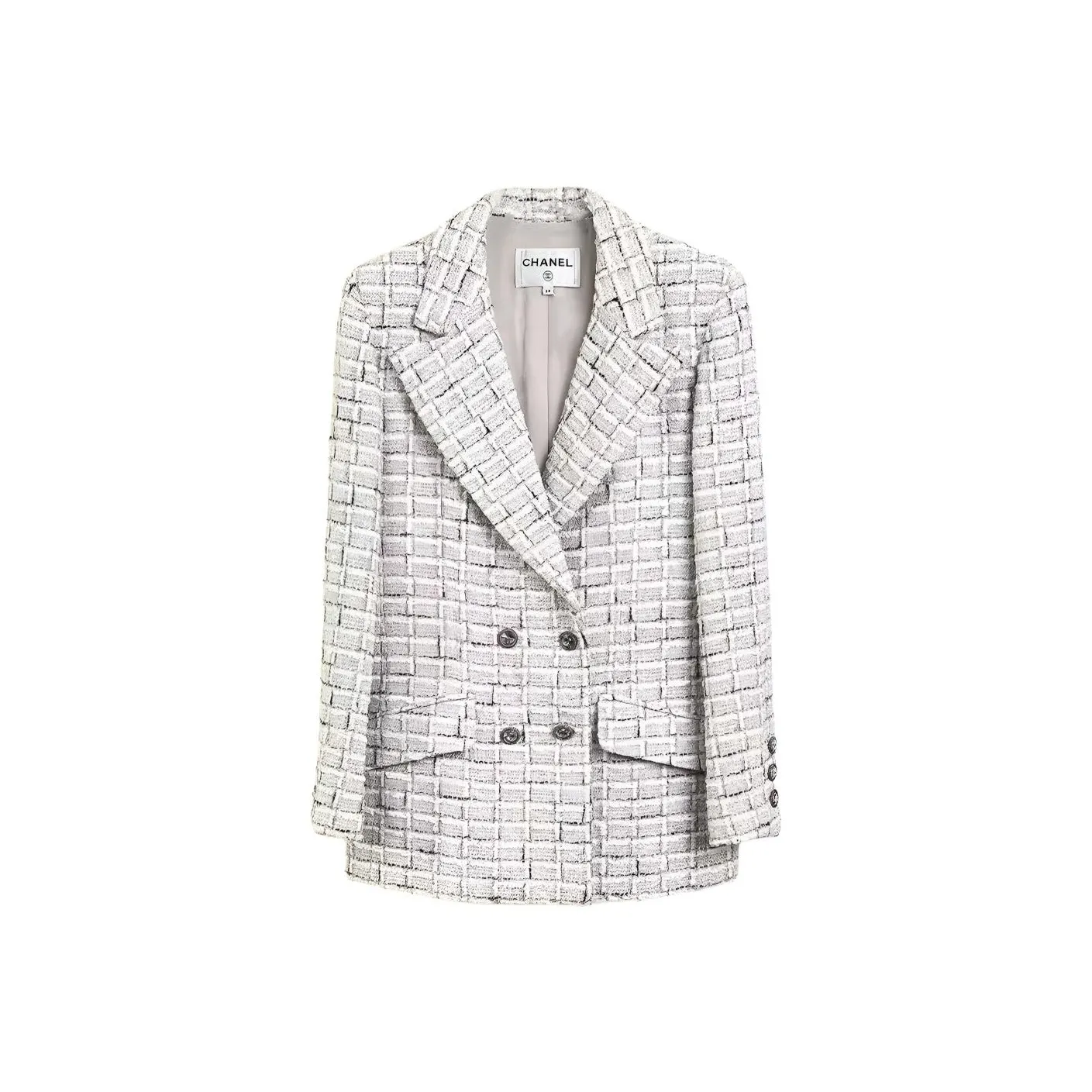 CHANEL Business Suits Women's Light Gray